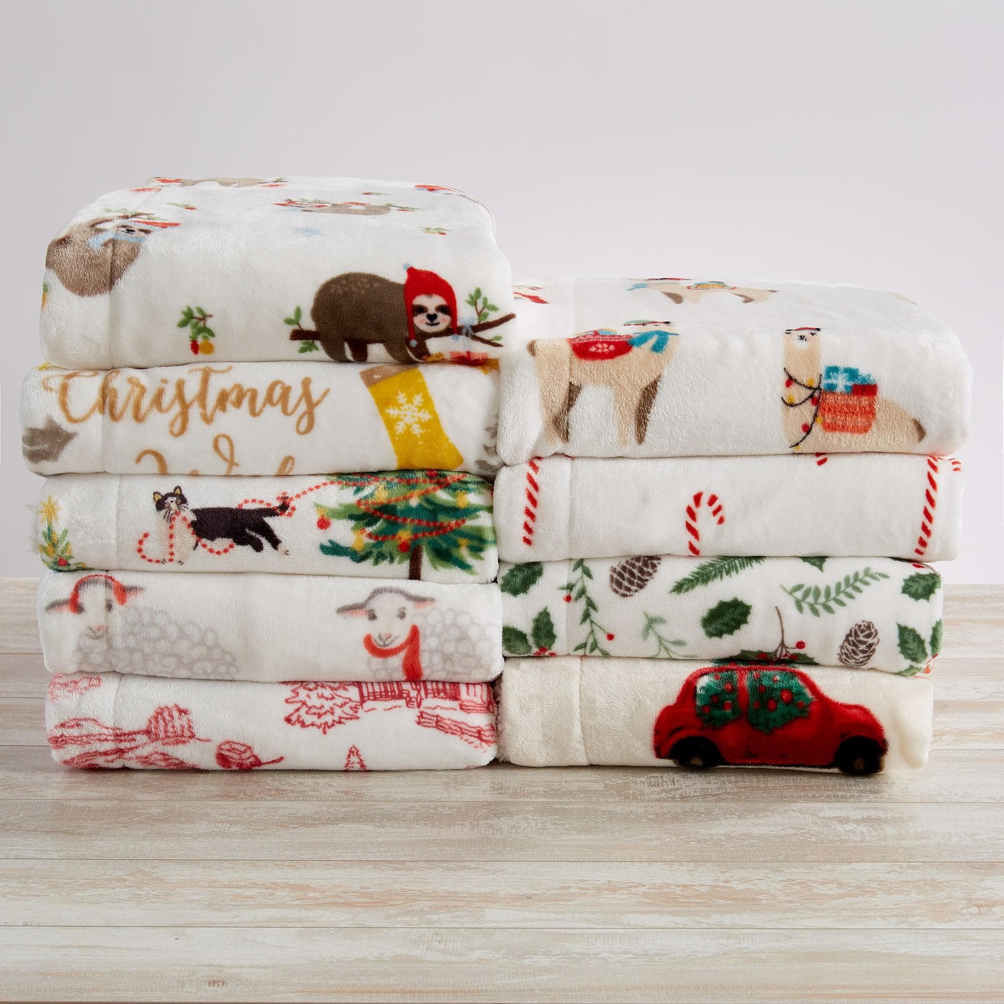 Holiday Sherpa Throw - Esmay Collection - Image 38
