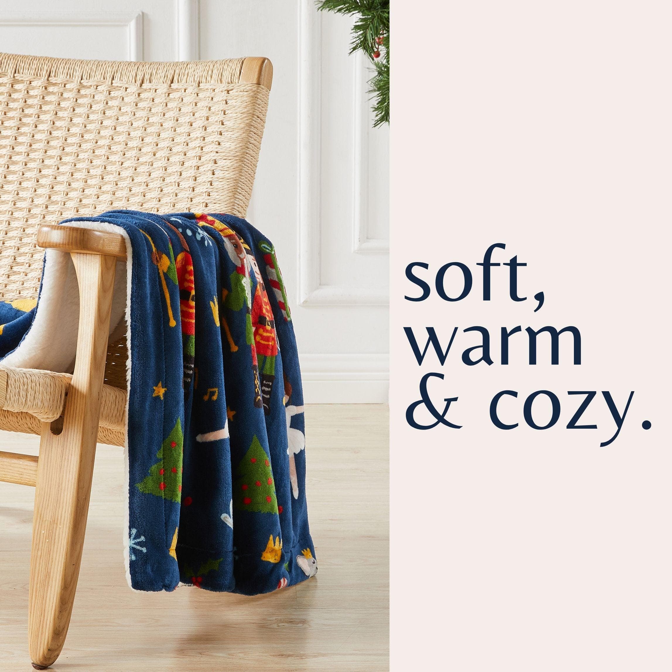 Holiday Sherpa Throw - Esmay Collection - Image 88