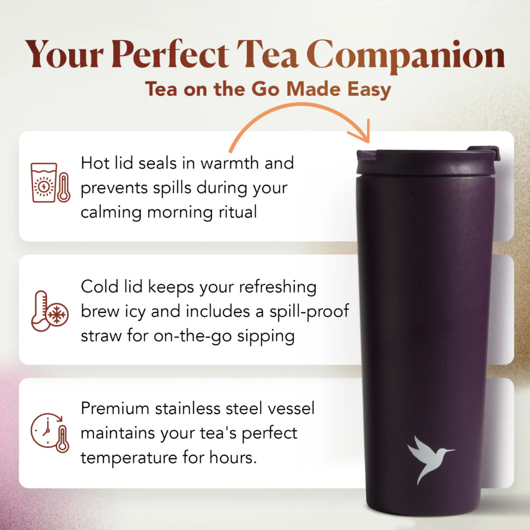 Hot & Cold Tea Tumbler - Image 3