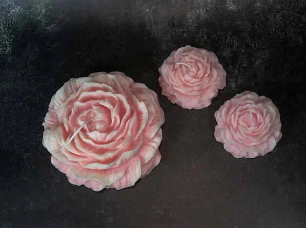 Huge Peony Candle - Premium Soy Wax Scented Candle - Image 4