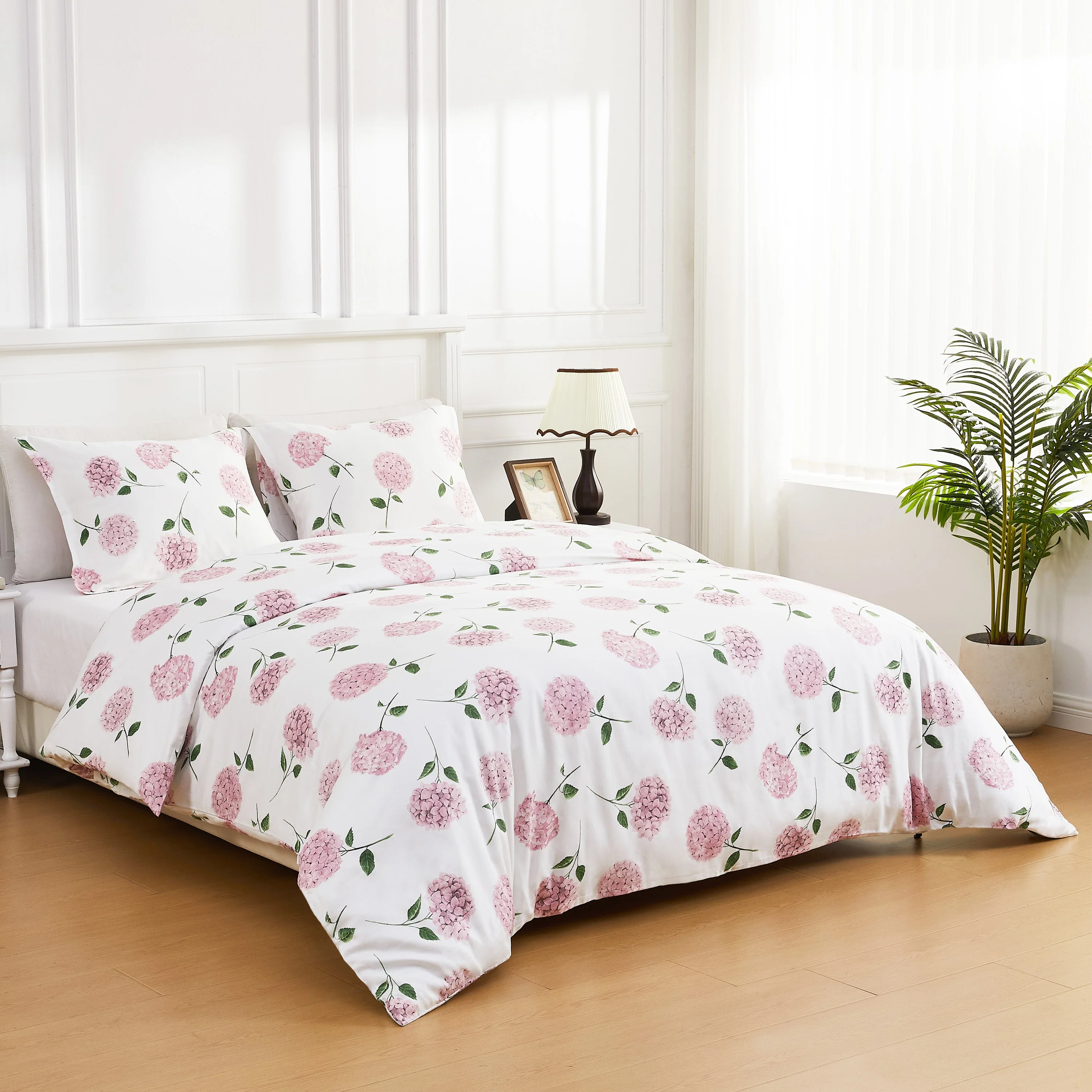 Hydrangea Printed Duvet Set - Image 13