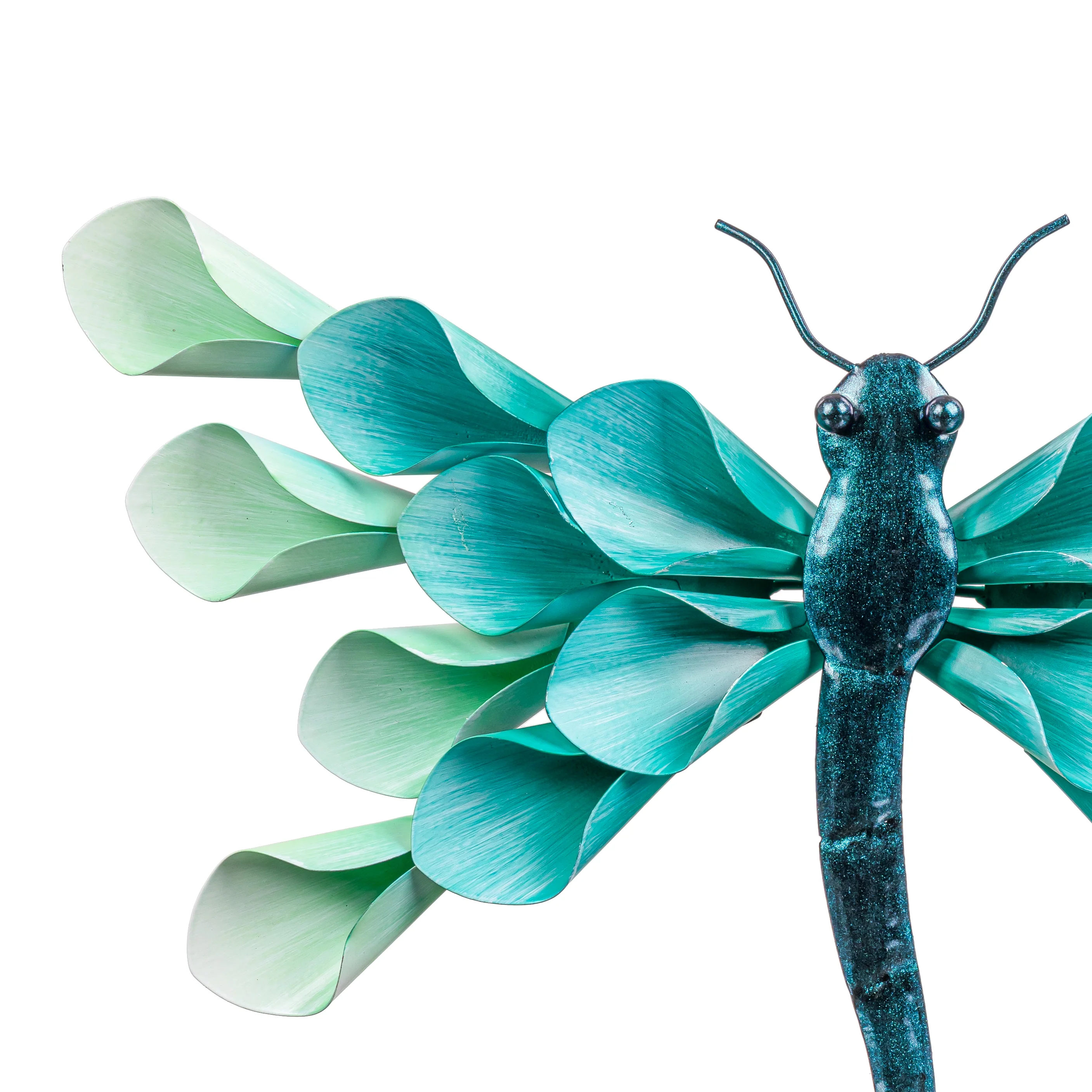 Pollinator Garden Outdoor Wall Decor, Metal, Petal Dragonfly Wall Art - Image 4
