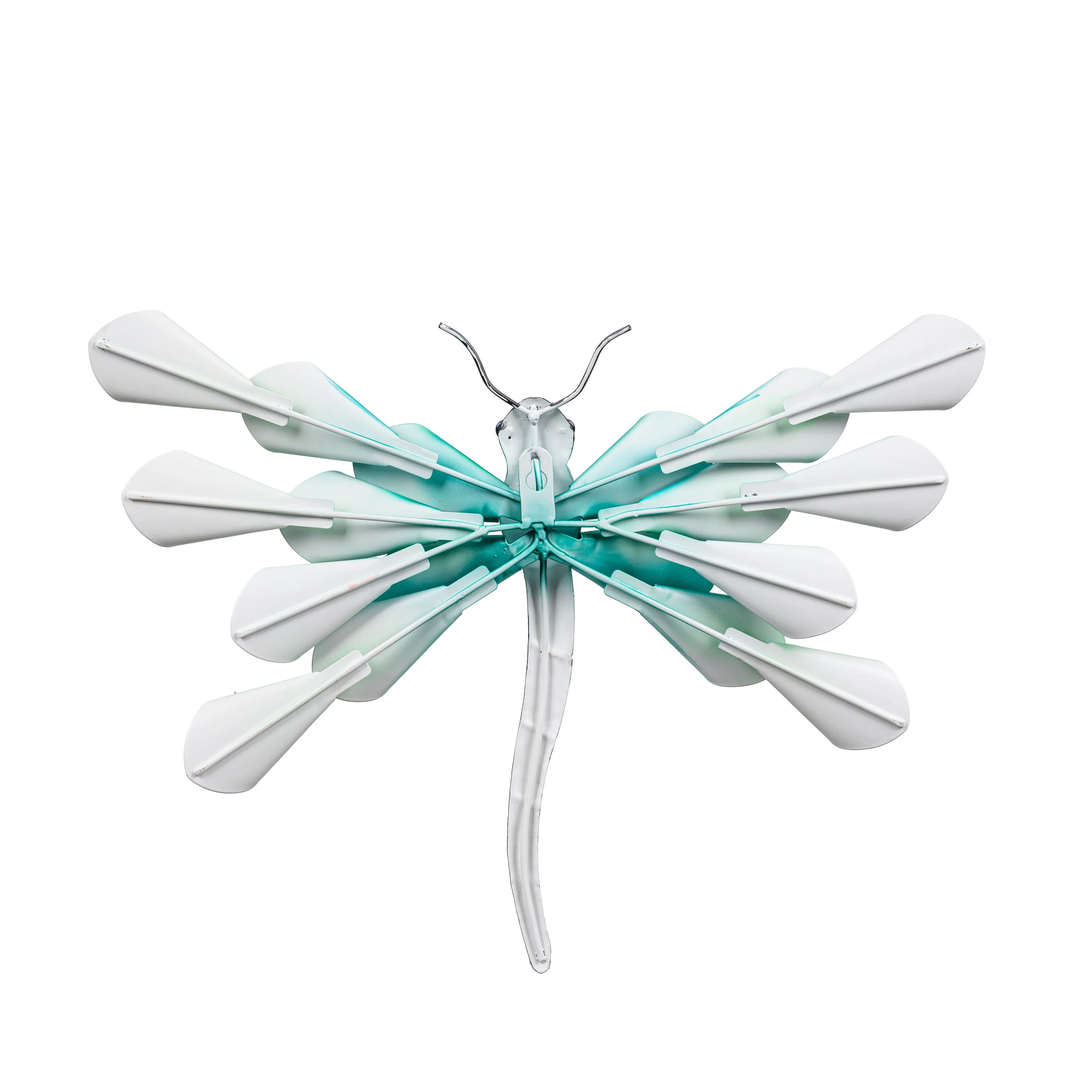 Pollinator Garden Outdoor Wall Decor, Metal, Petal Dragonfly Wall Art - Image 5