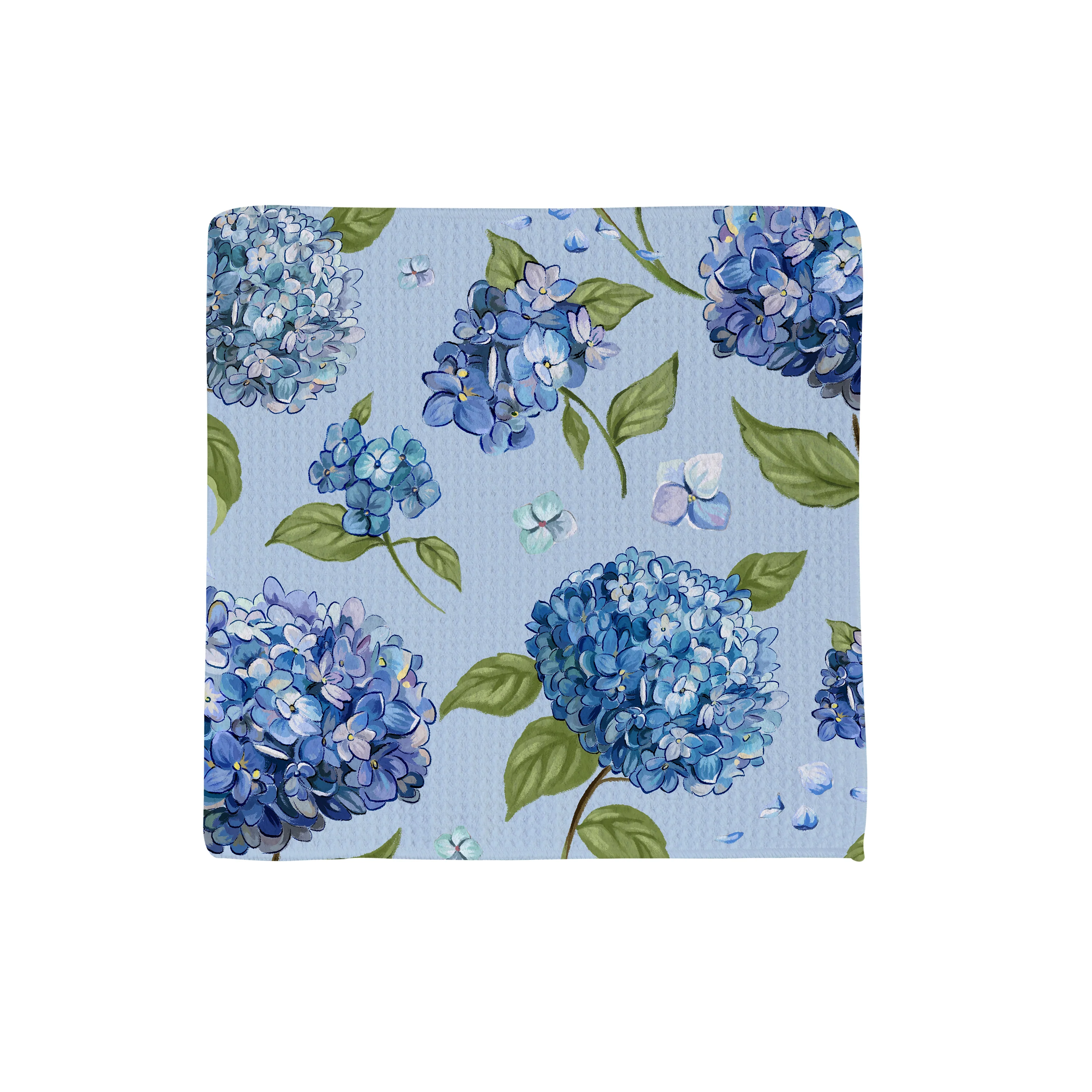VivaStyle Hydrangea Haven Kitchen Gift Set Quick Dry, 1pc Towel and 2pc Dish Cloth - Image 7