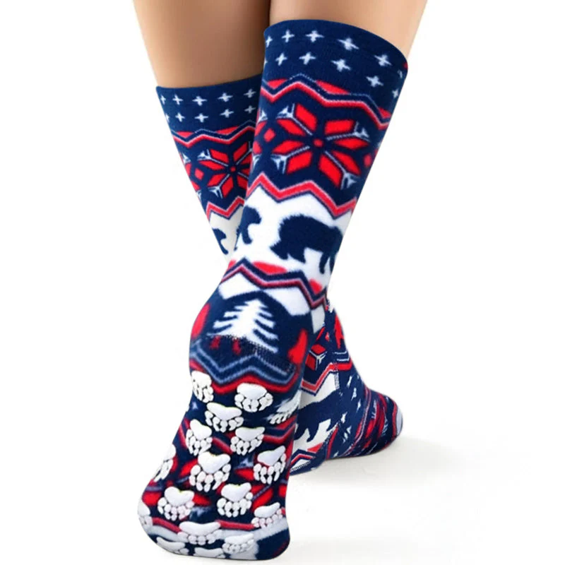 Kids' Nonskid Fleece Socks - Polar Bear - Image 2