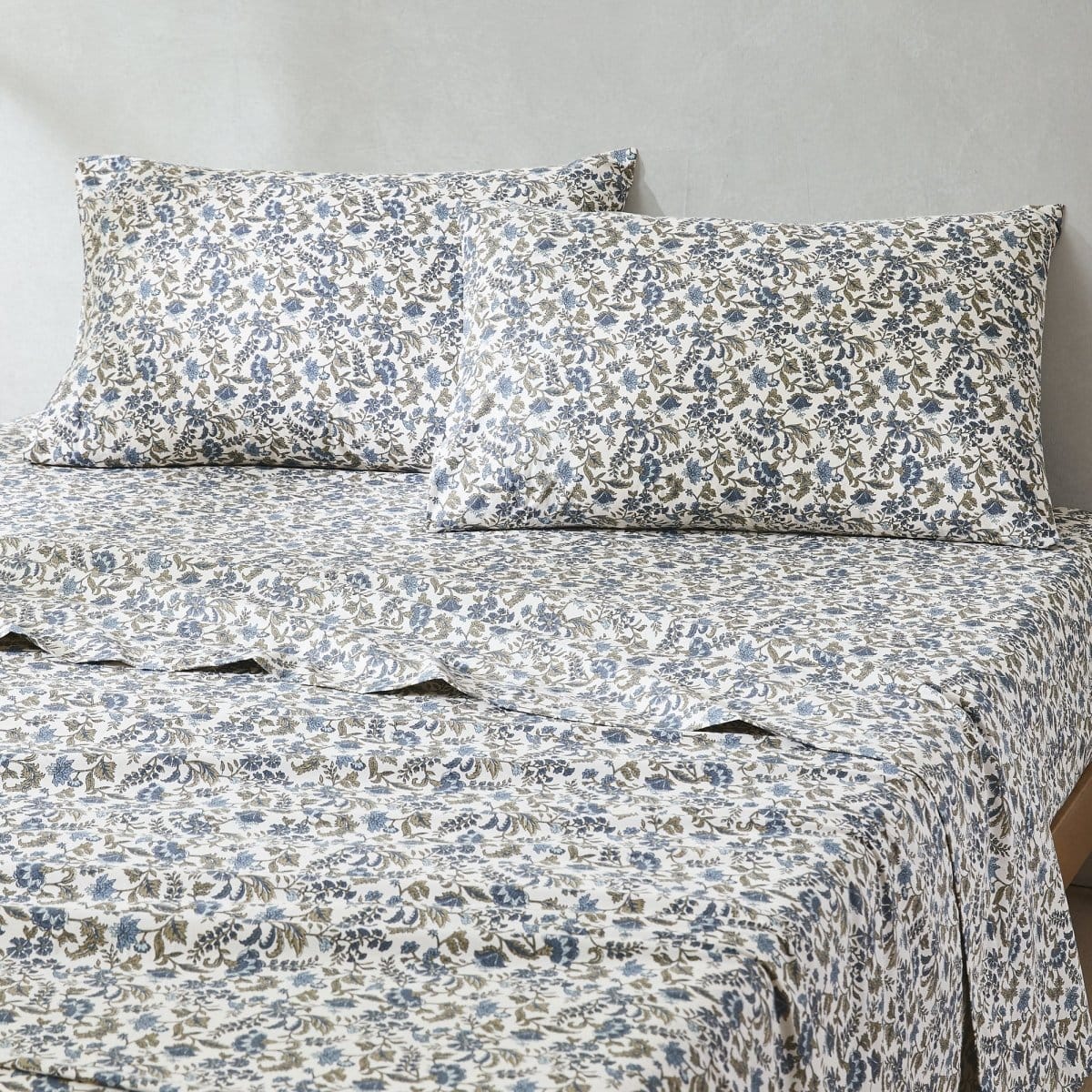 Lillian Block Print Cotton Sheet Set - Image 18