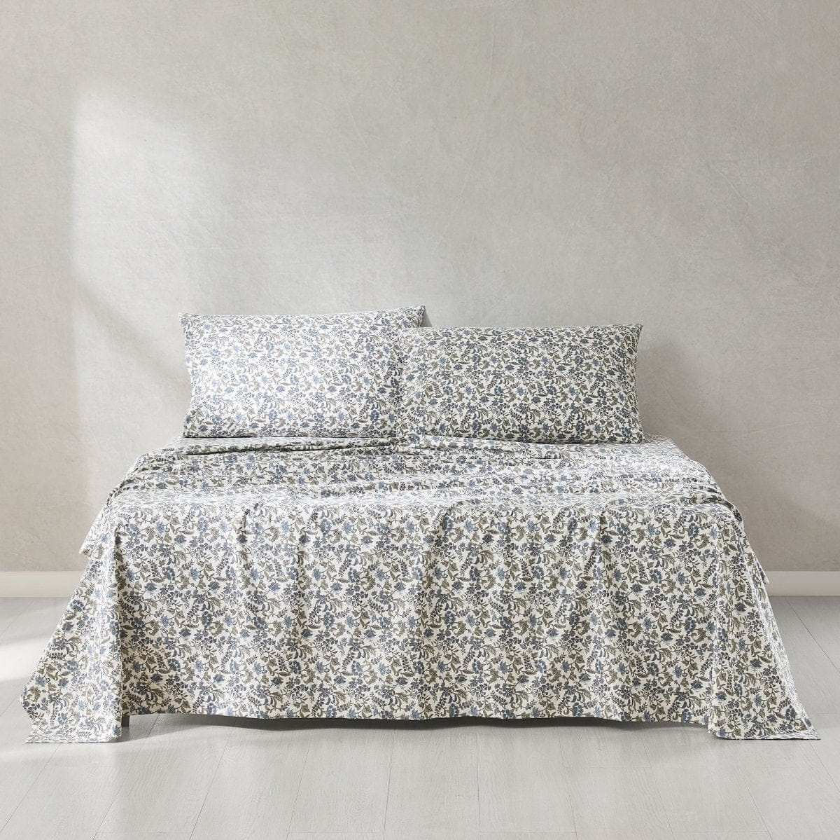 Lillian Block Print Cotton Sheet Set - Image 25