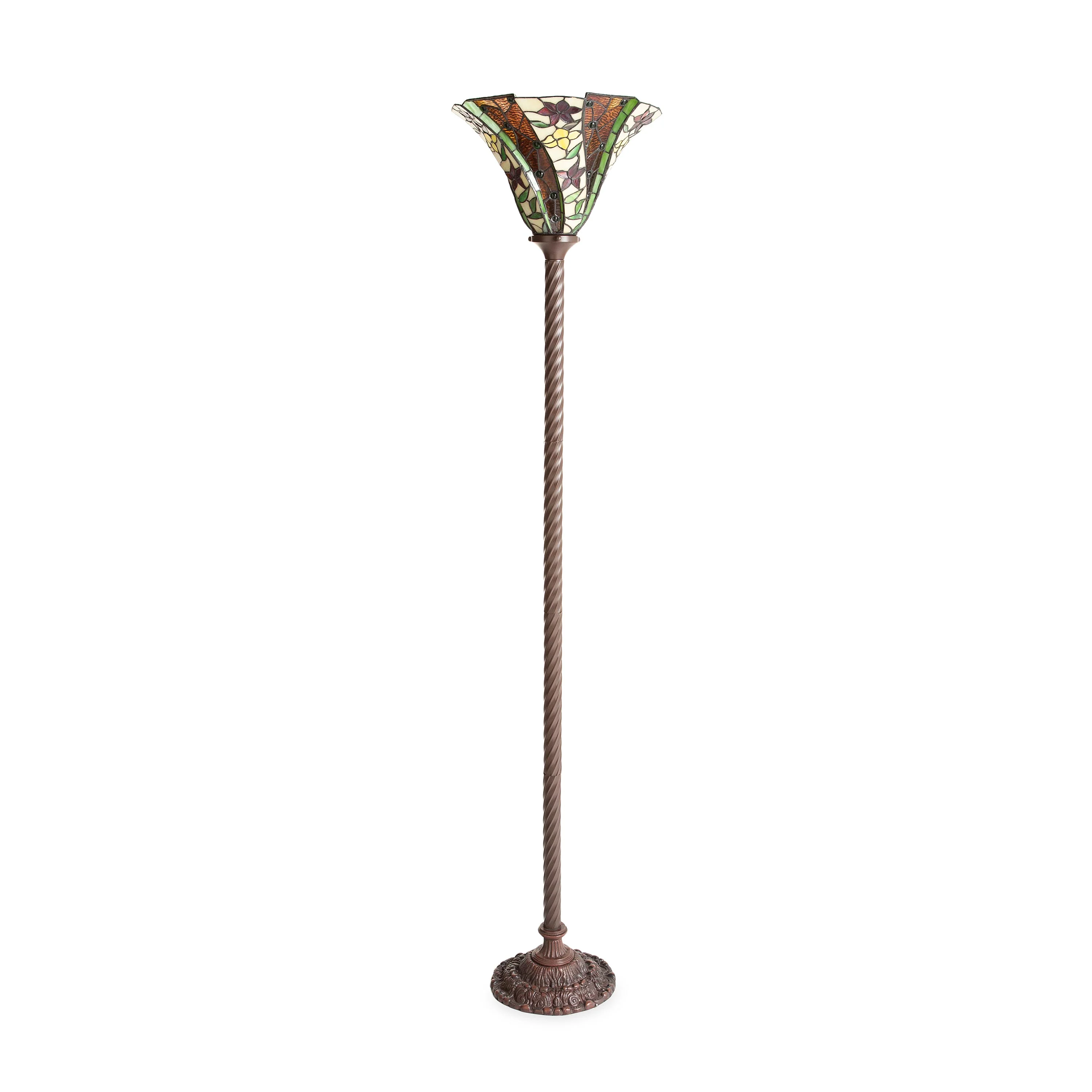 Red Star Stained Glass Floor Lamp - Image 7