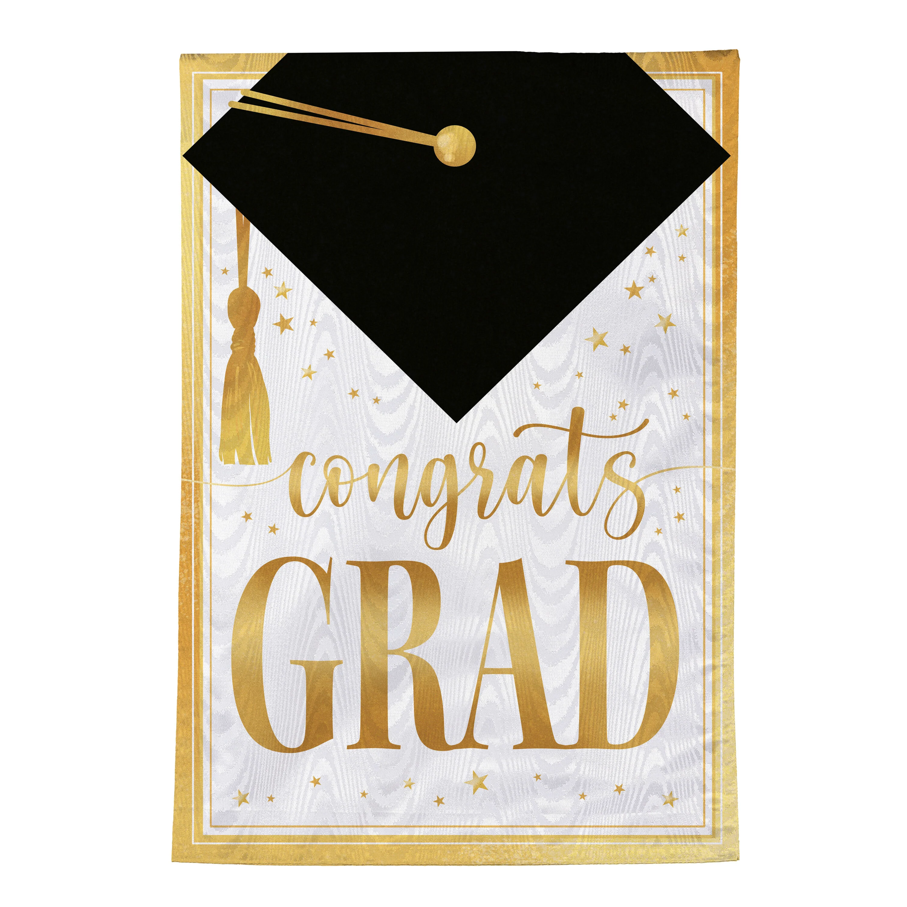Graduation Moire Garden Flag - Image 3