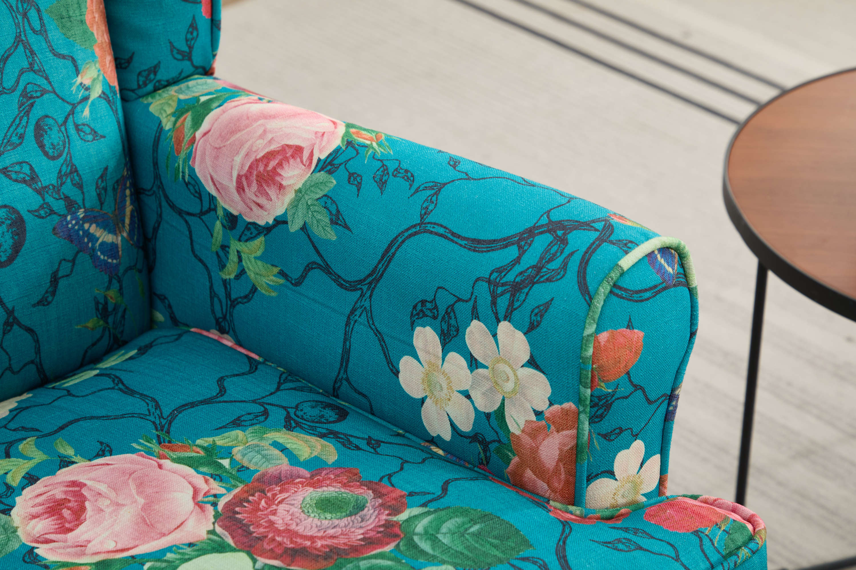 Caribbean Floral Accent Chair - Image 14