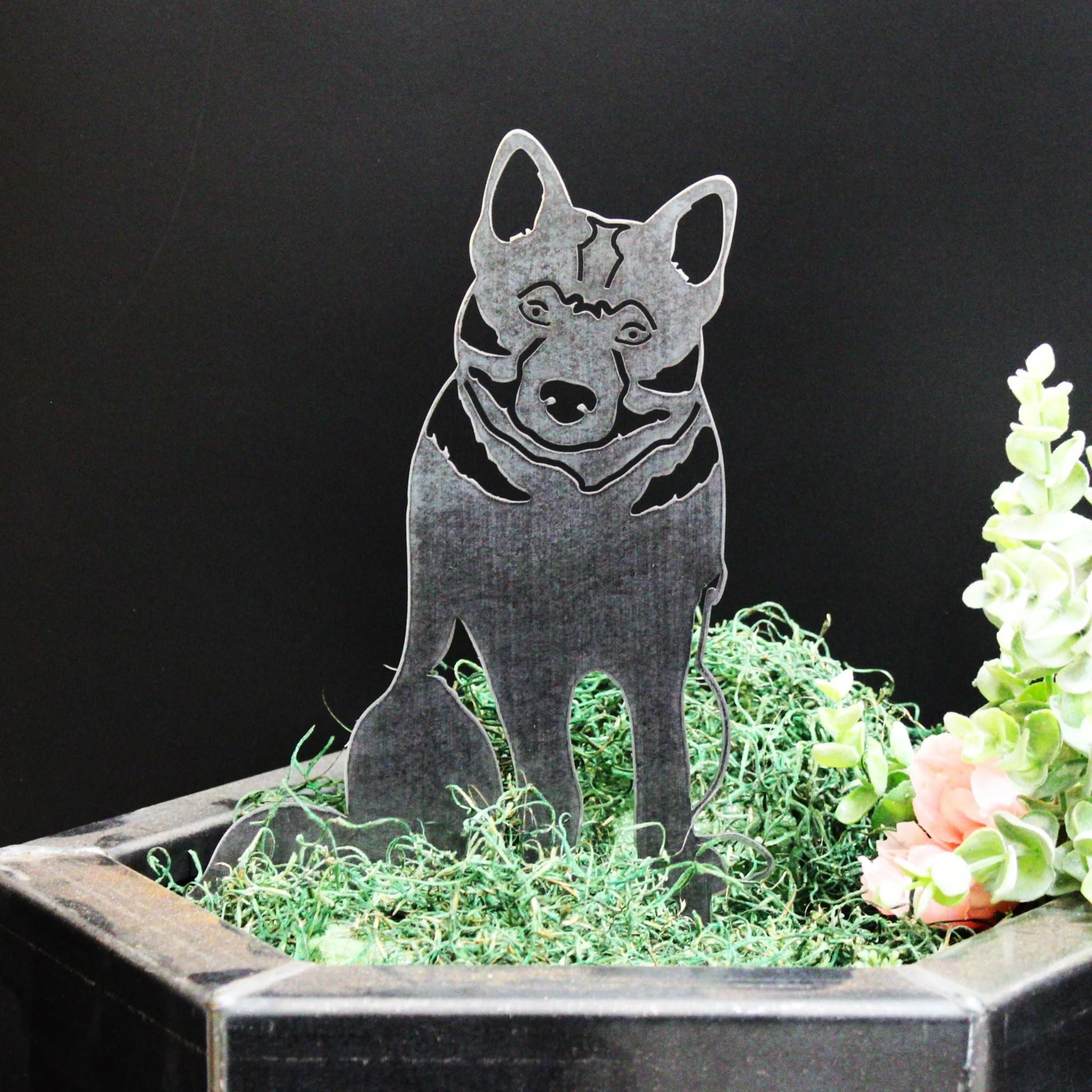 Norwegian Elkhound Garden Stake - Image 8