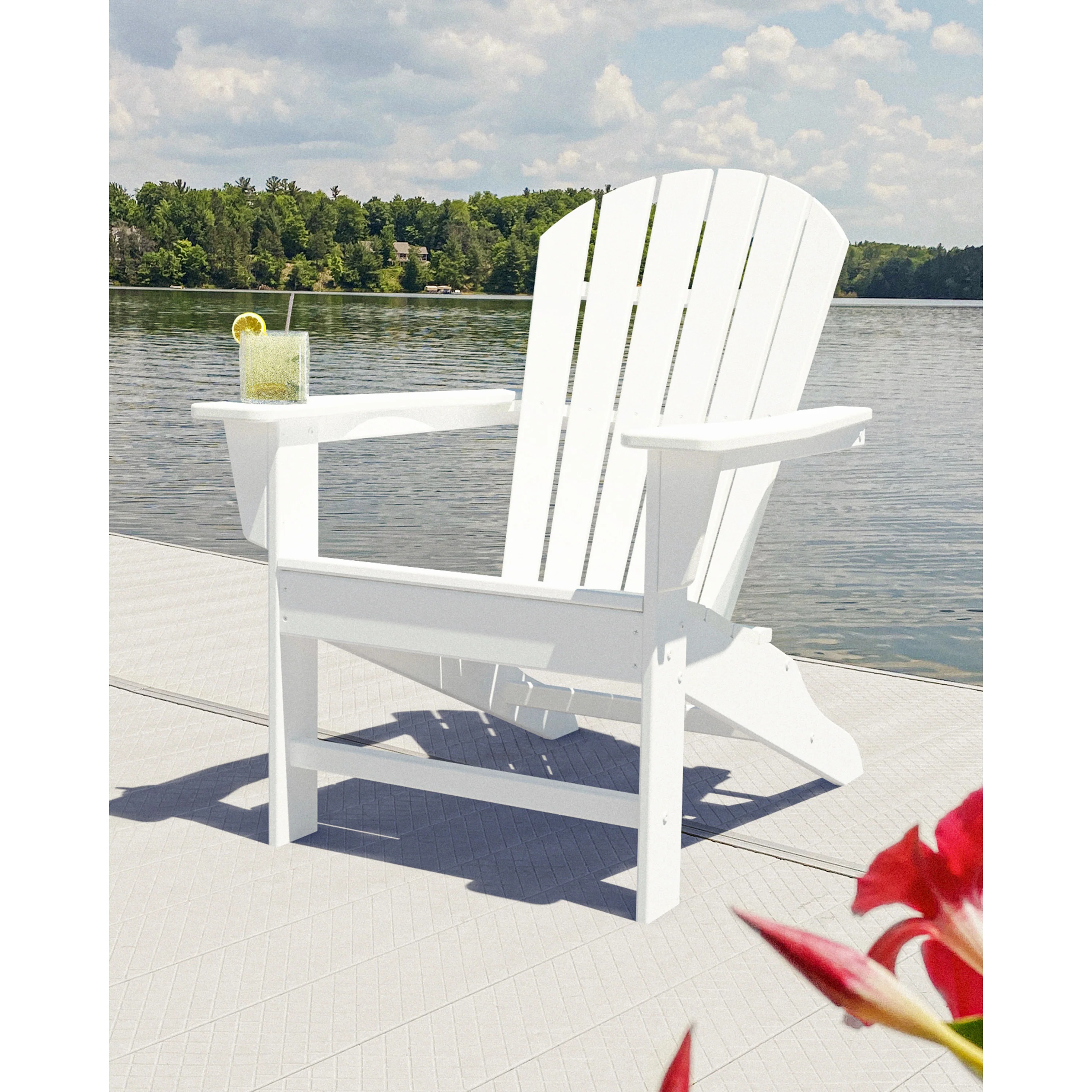 POLYWOOD® South Beach Adirondack Chair - Image 11