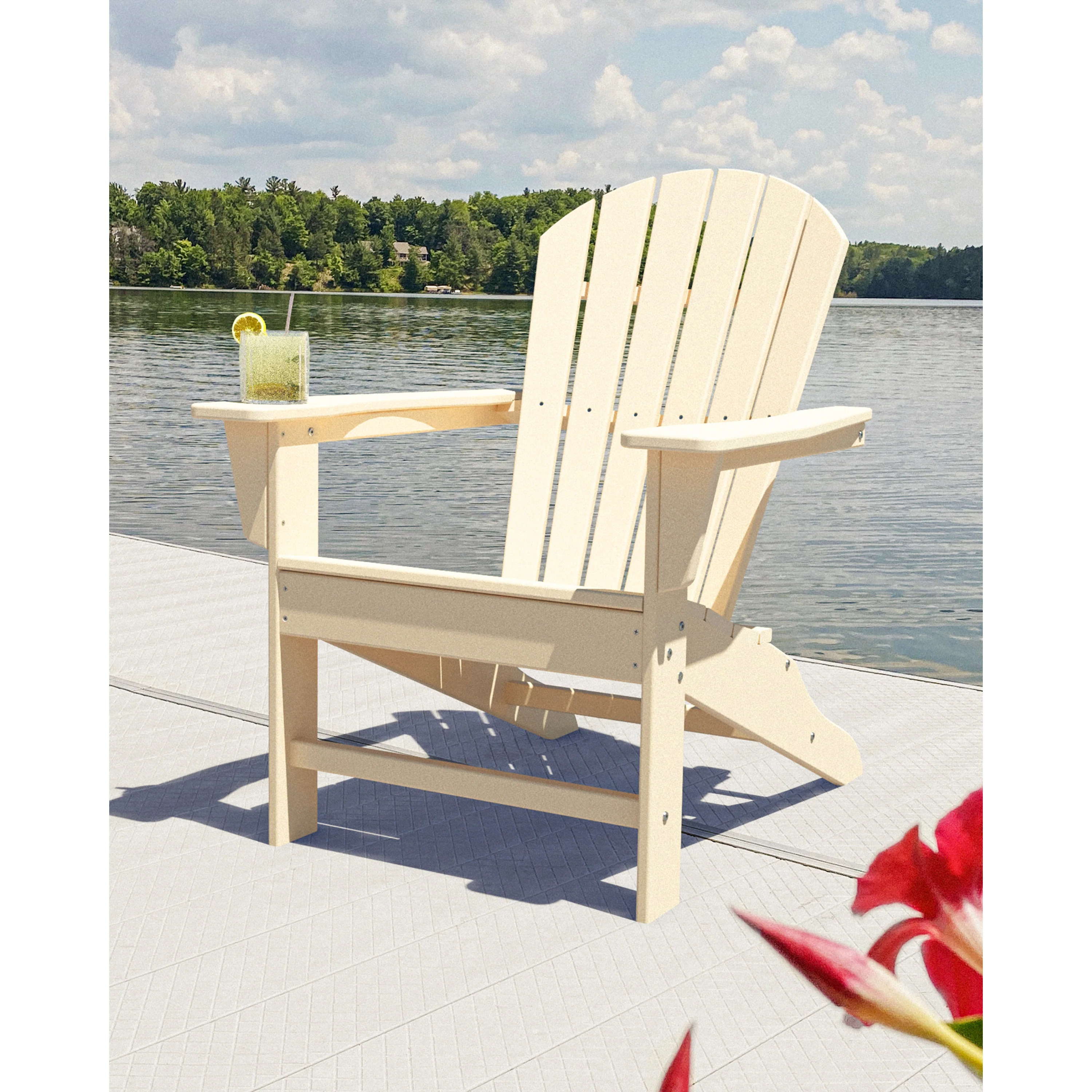 POLYWOOD® South Beach Adirondack Chair - Image 12
