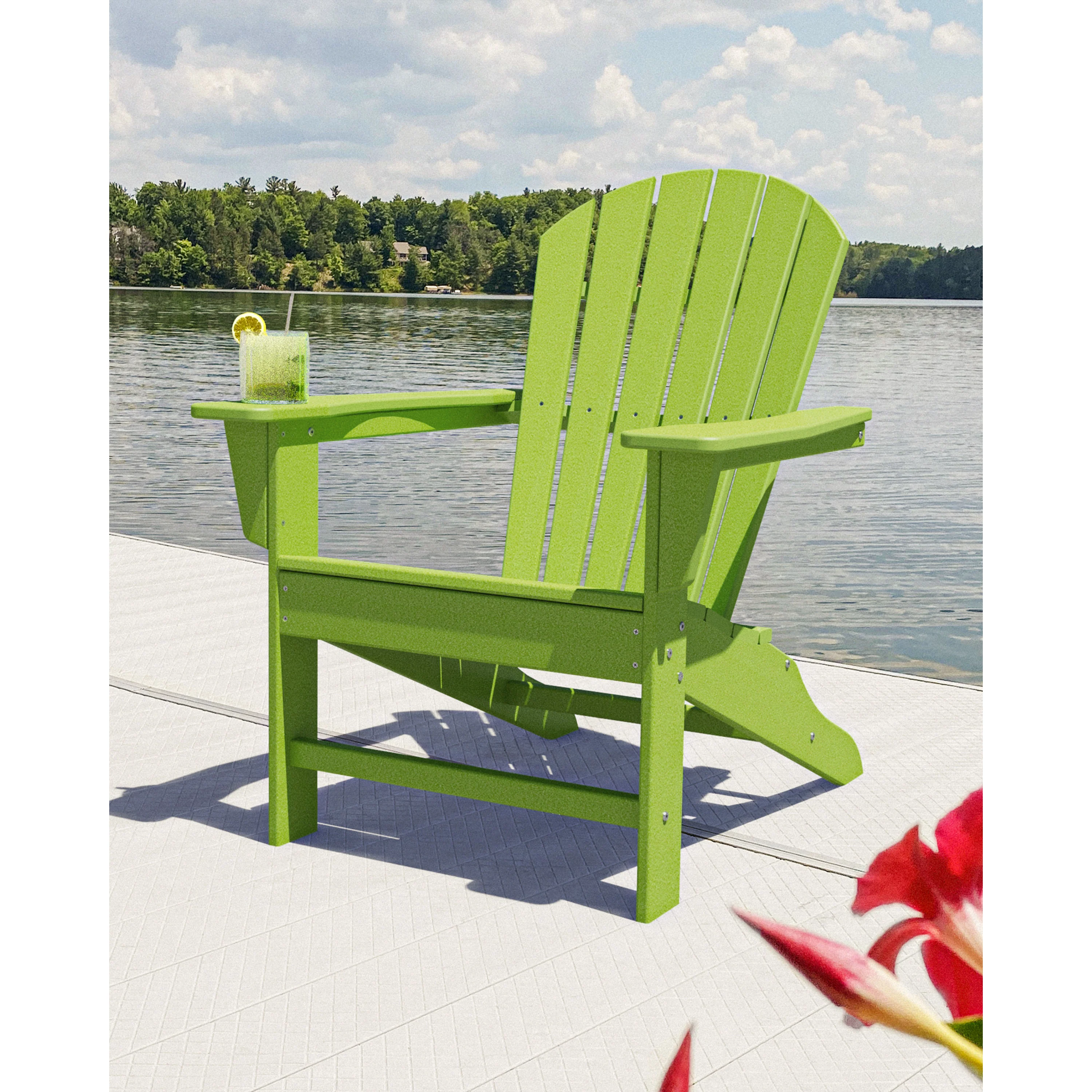 POLYWOOD® South Beach Adirondack Chair - Image 9