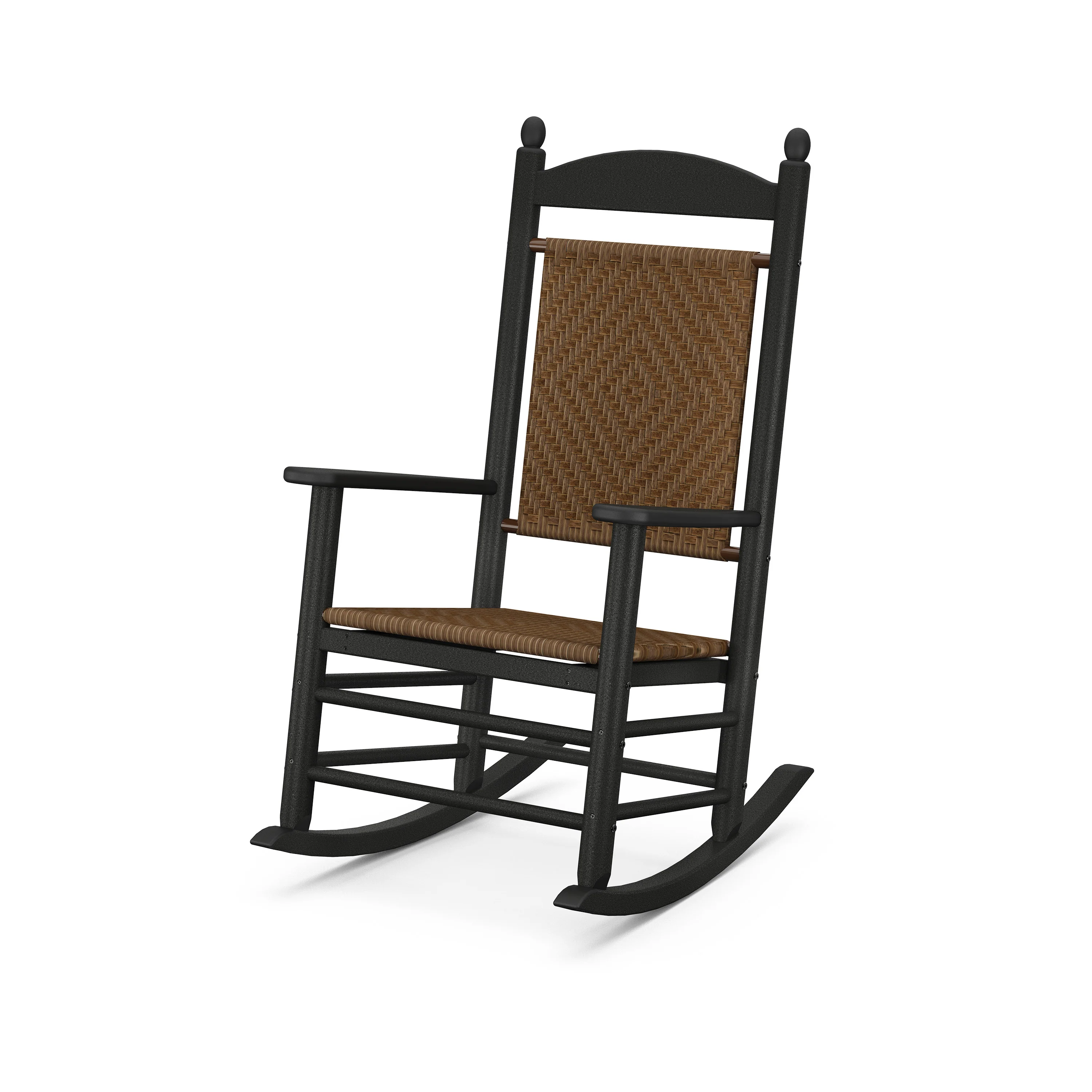 POLYWOOD® Jefferson Woven Rocking Chair - Image 2