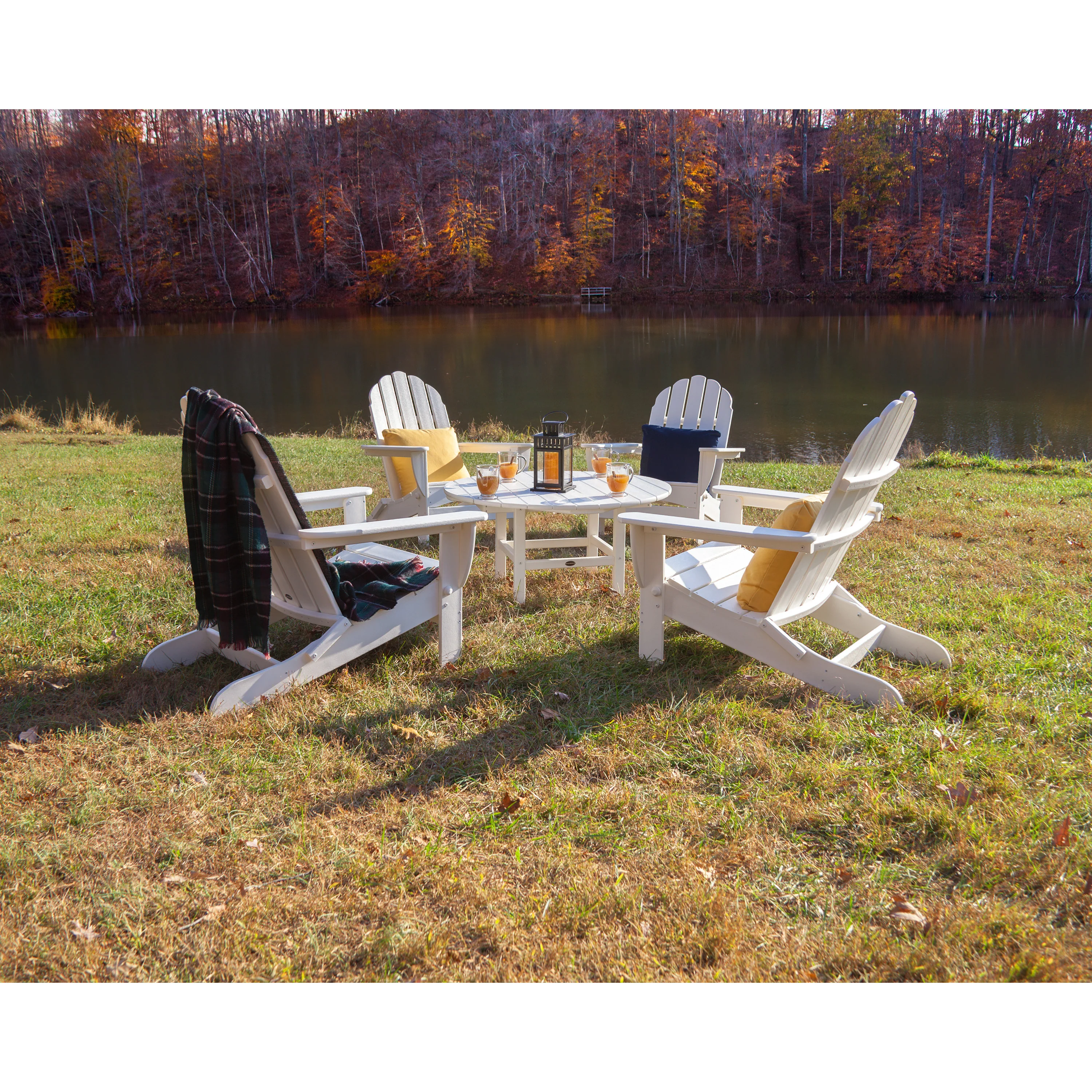POLYWOOD® Classic Oversized Folding Adirondack Chair - Image 38
