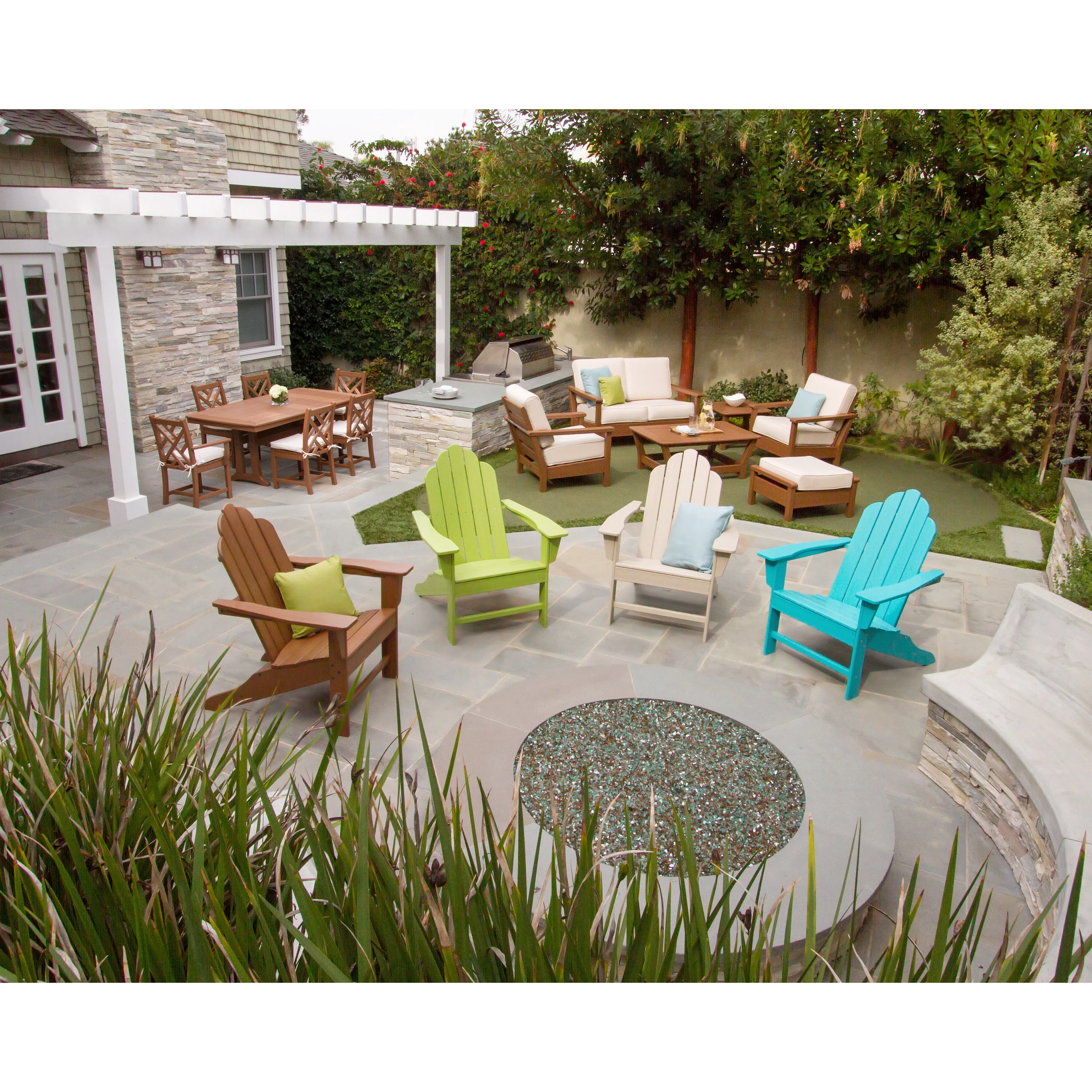 POLYWOOD® Long Island Adirondack Chair - Image 28