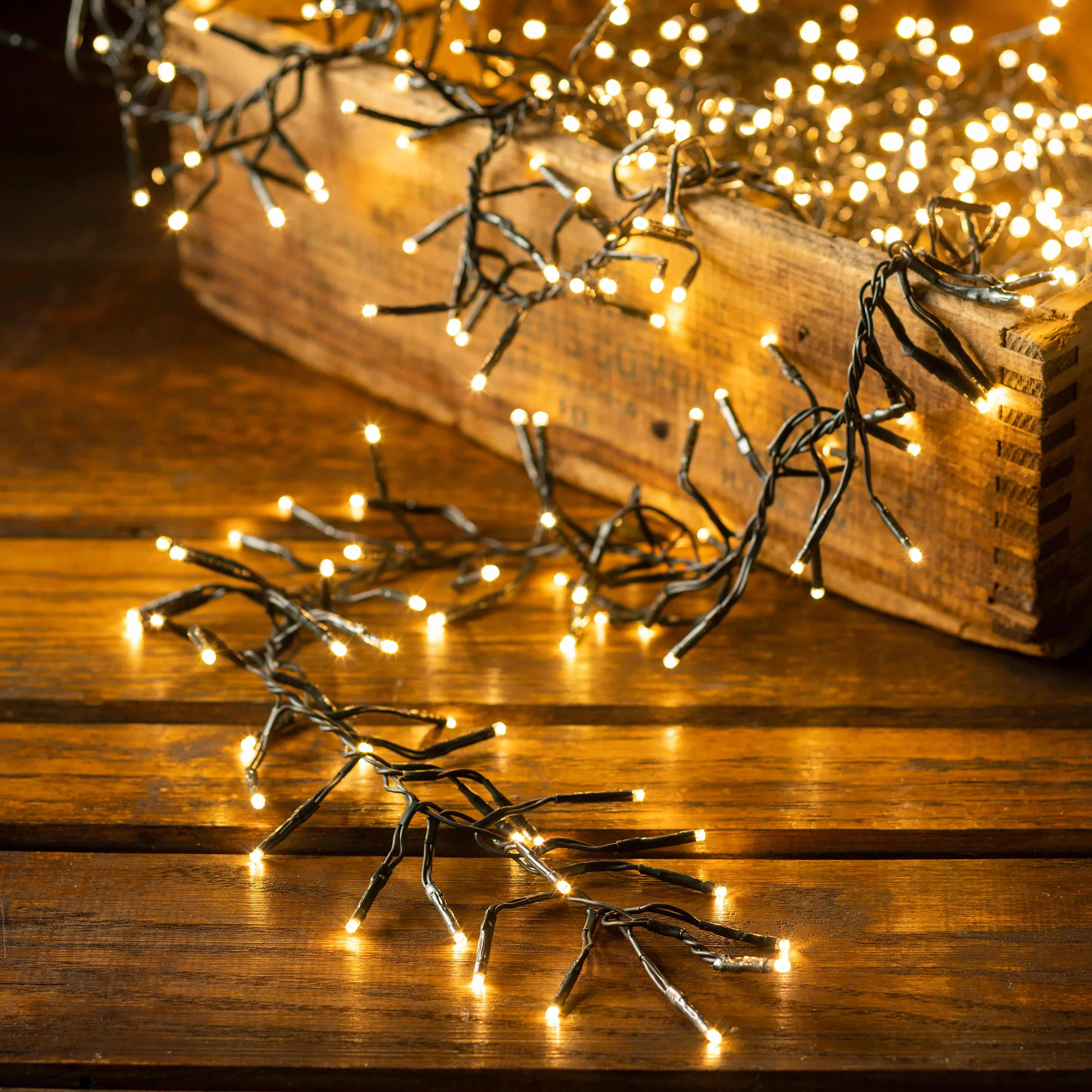 78" Outdoor LED Cascade Lights with Warm White Lights - Image 3
