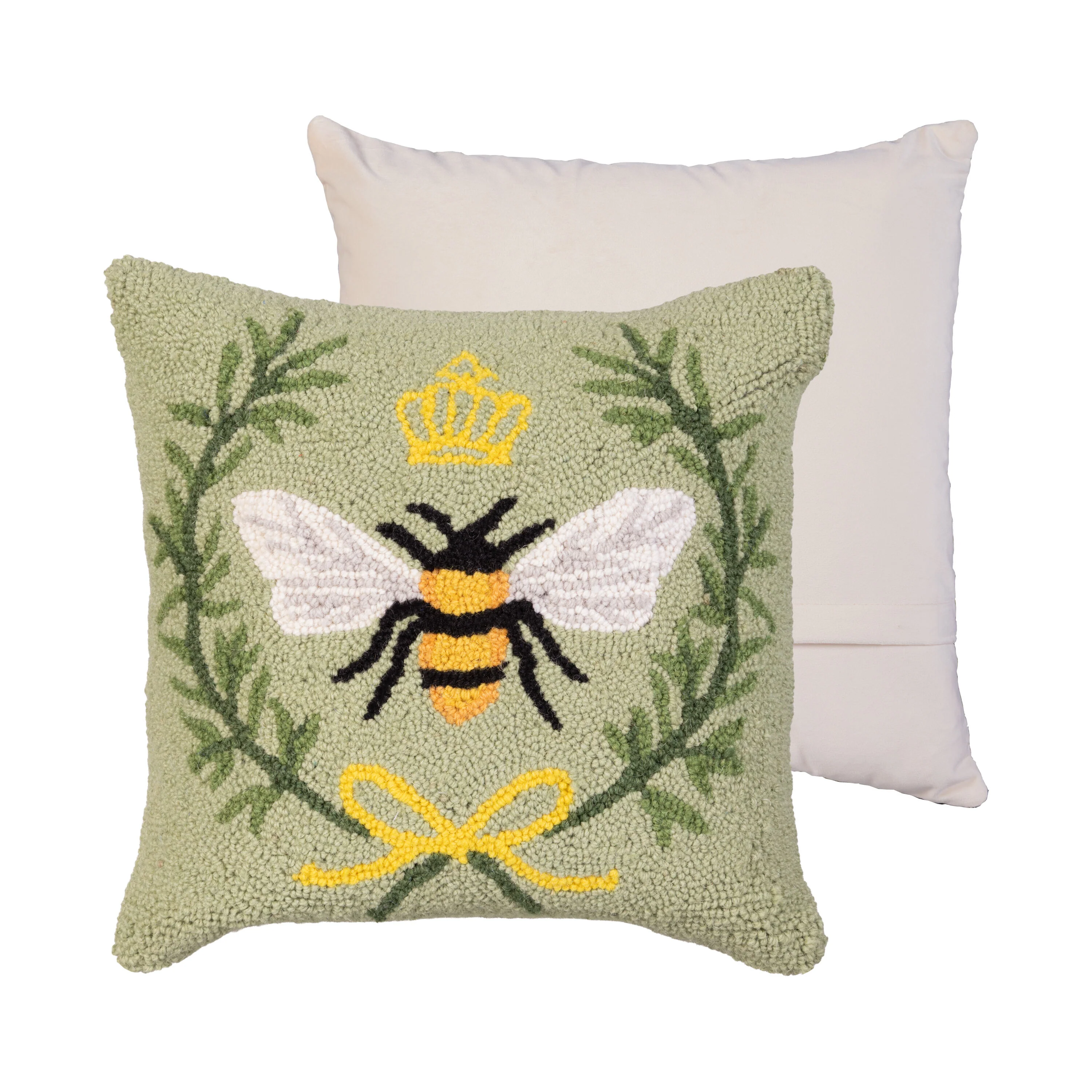 Queen Bee Hooked Pillow - Image 3