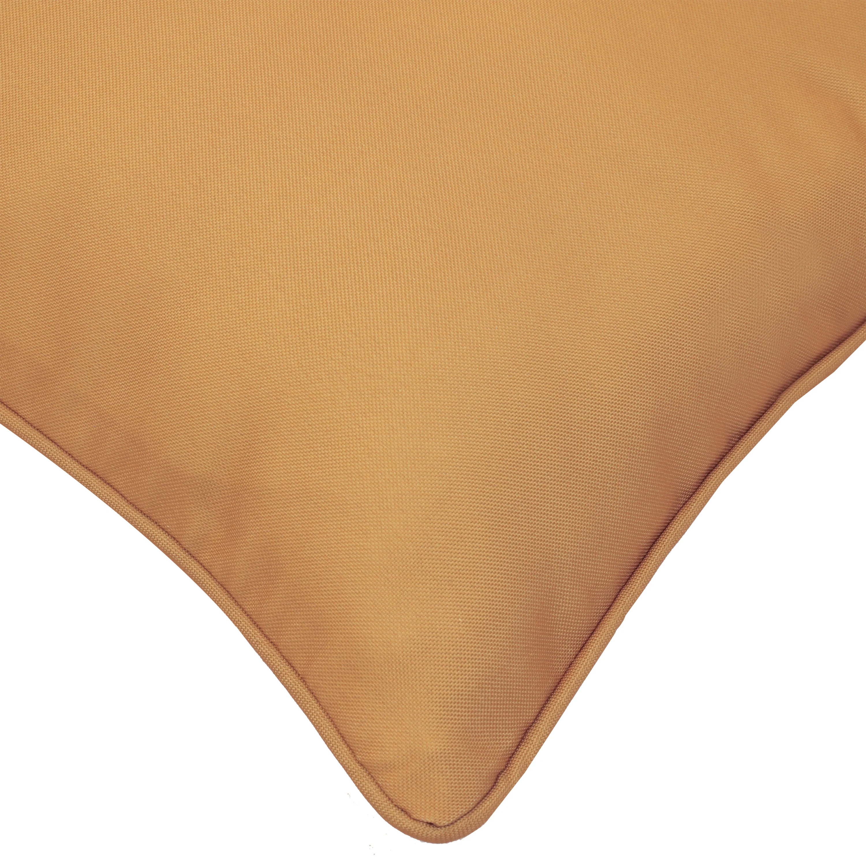 Mustard Outdoor Polypropylene Pillow 18"x18" - Image 4