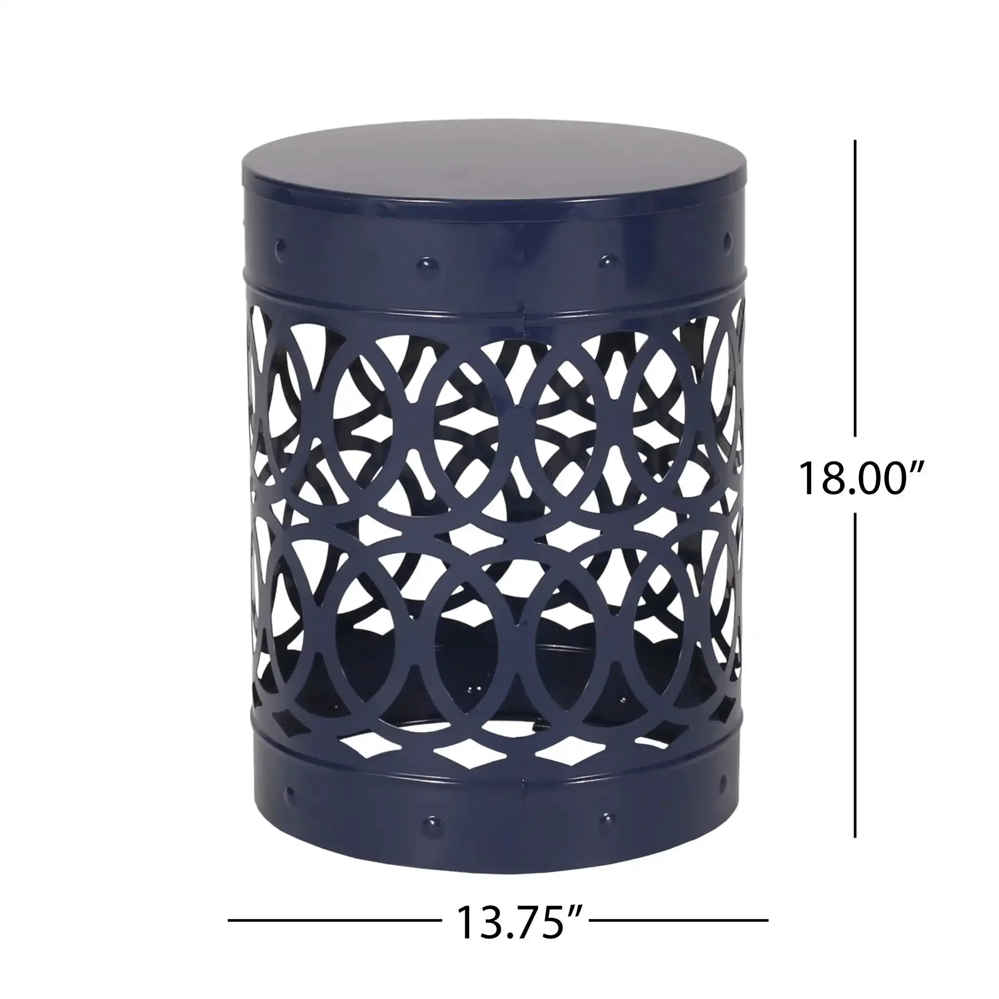 Riviera Outdoor Metal Large End Table - Image 16