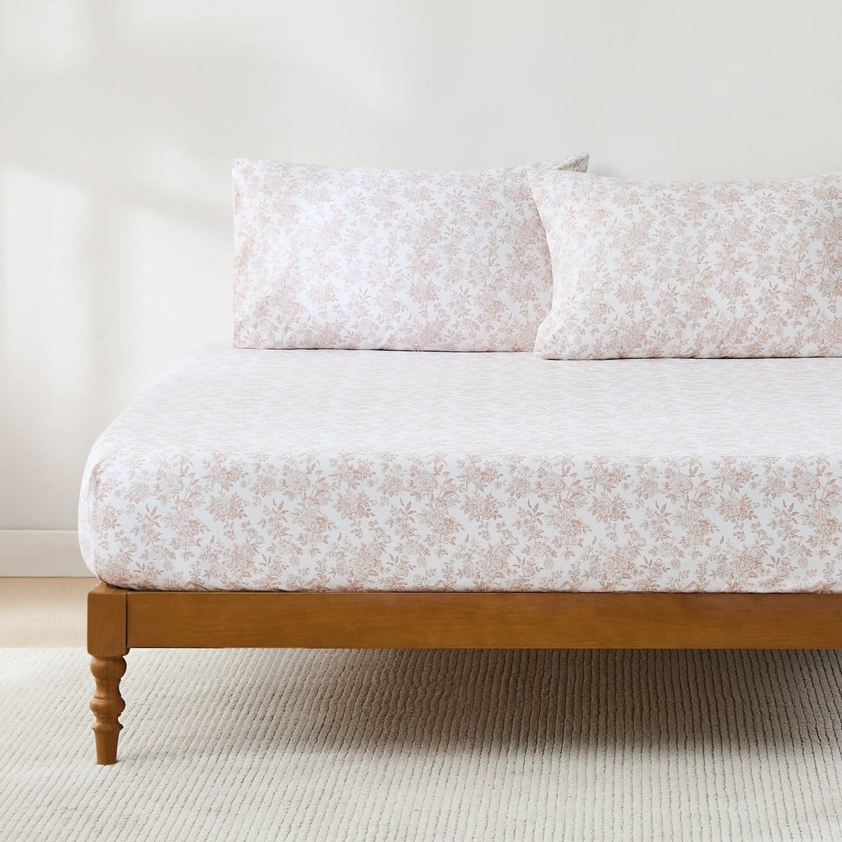 Peony Toile Cotton Sheet Set - Image 32
