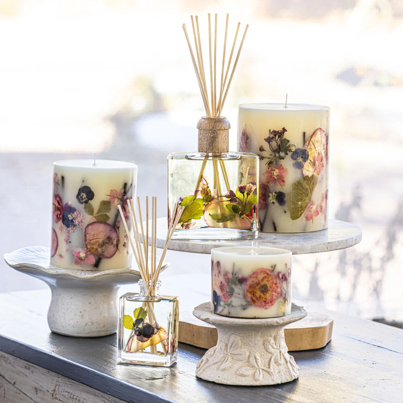 Petite Botanical Candle - Blushing Rosewood - Image 4