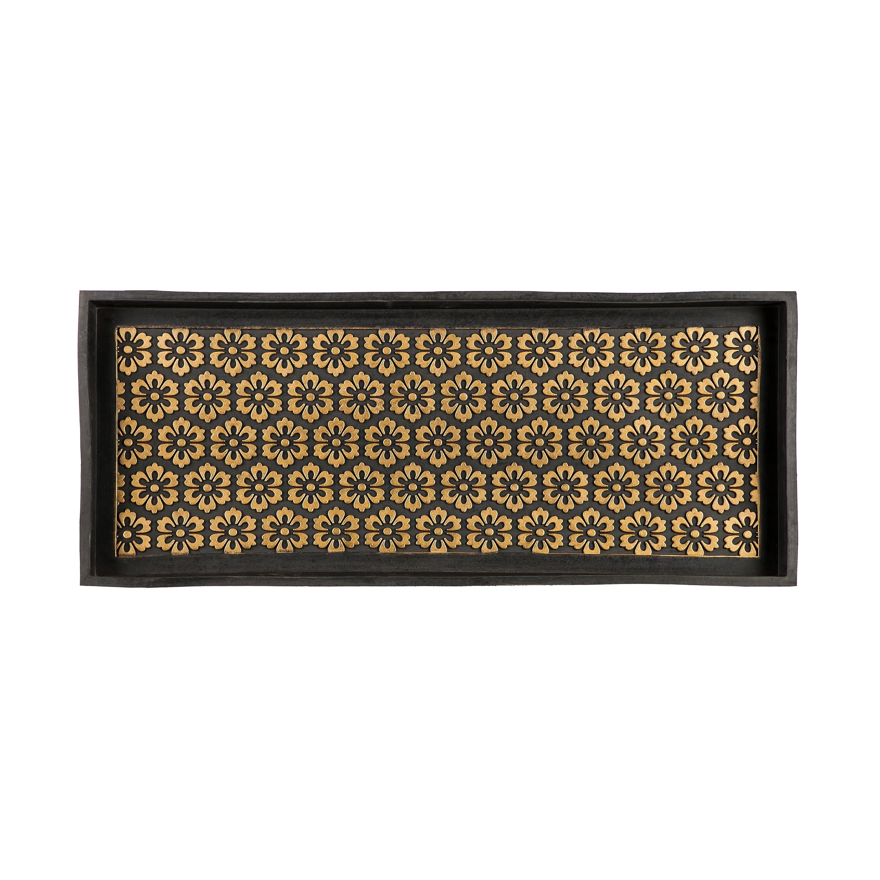Flowers Recycled Rubber Boot Tray - Image 2