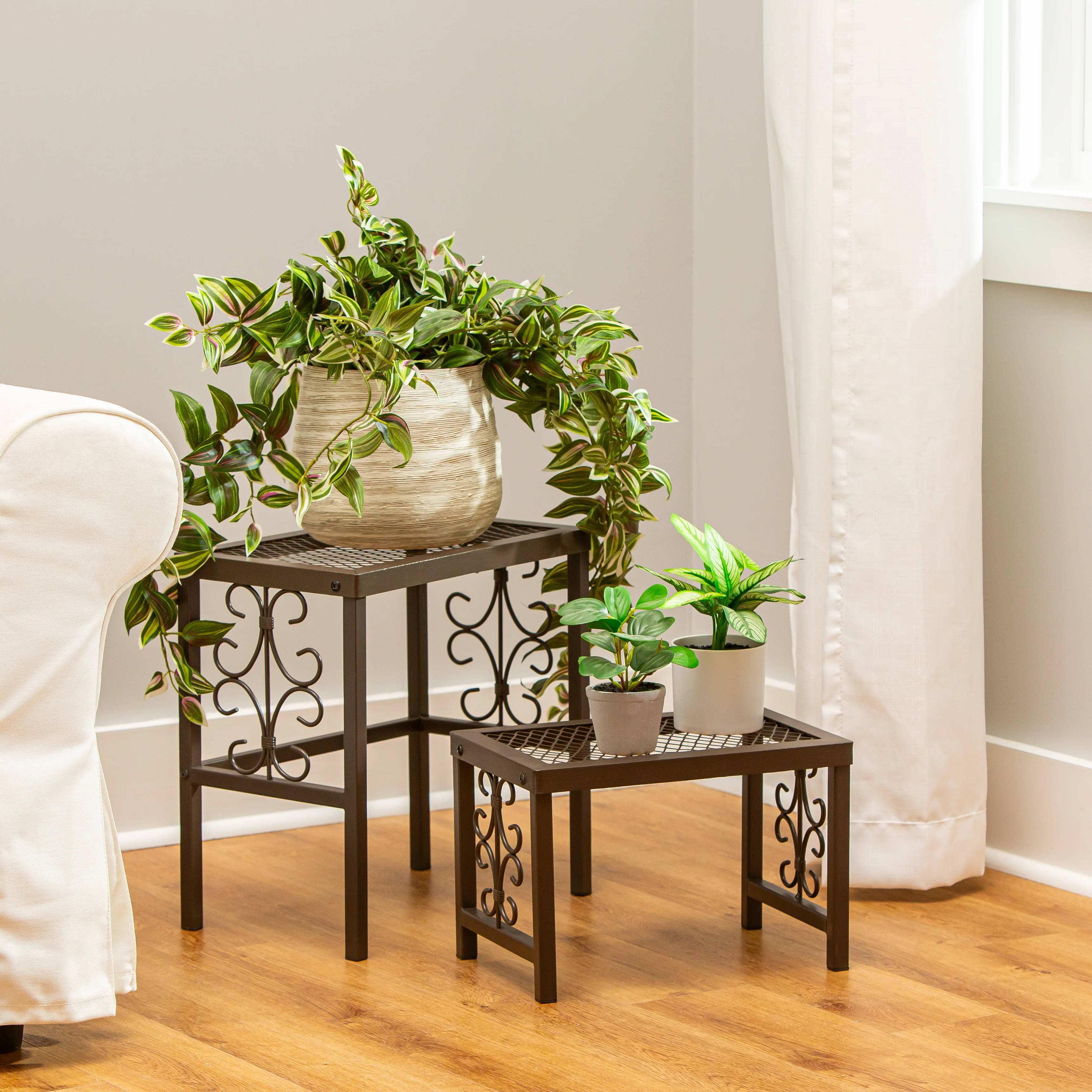 Montebello Plant Stand Set of 2 - Image 2