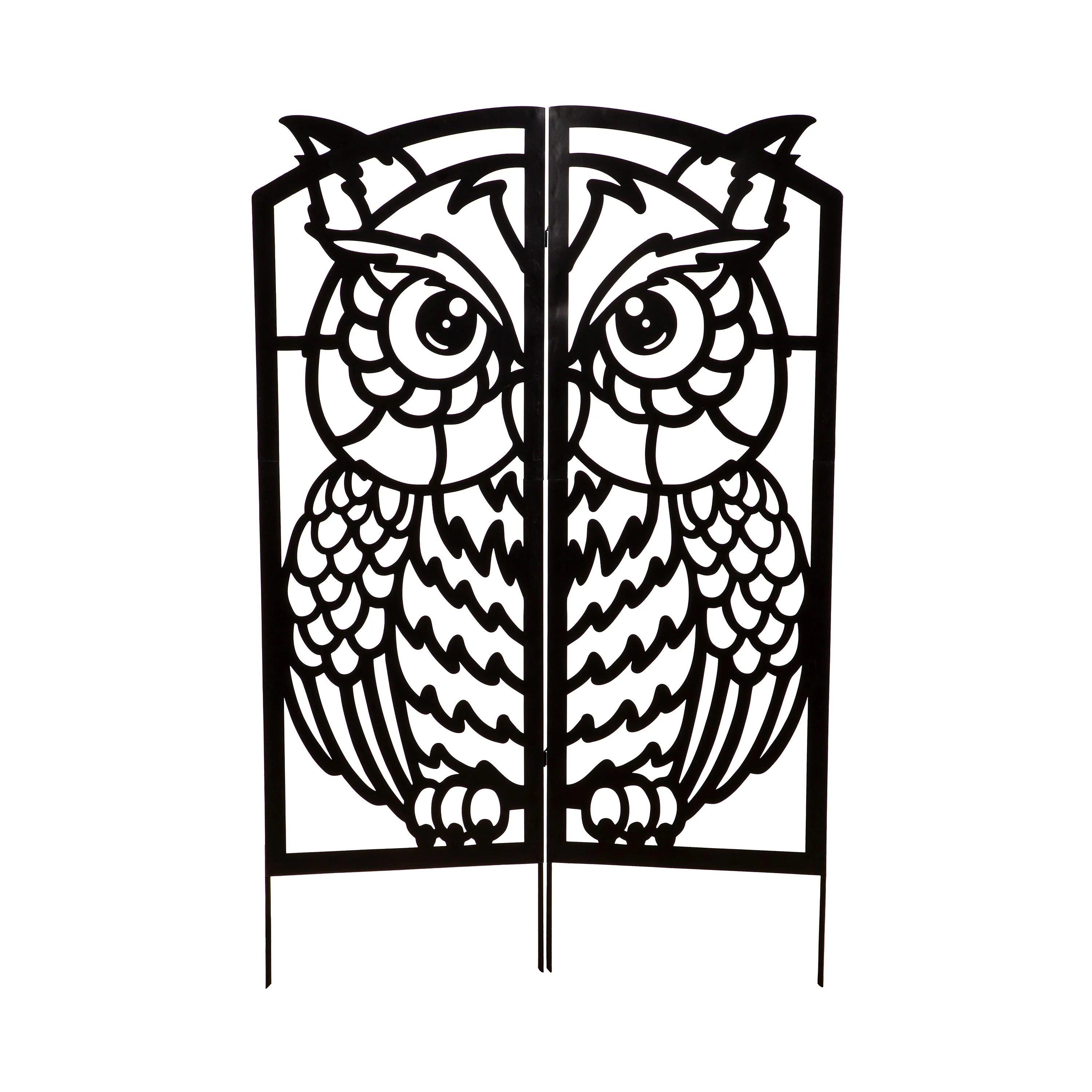 Metal Folding Owl Garden Trellis - Image 2