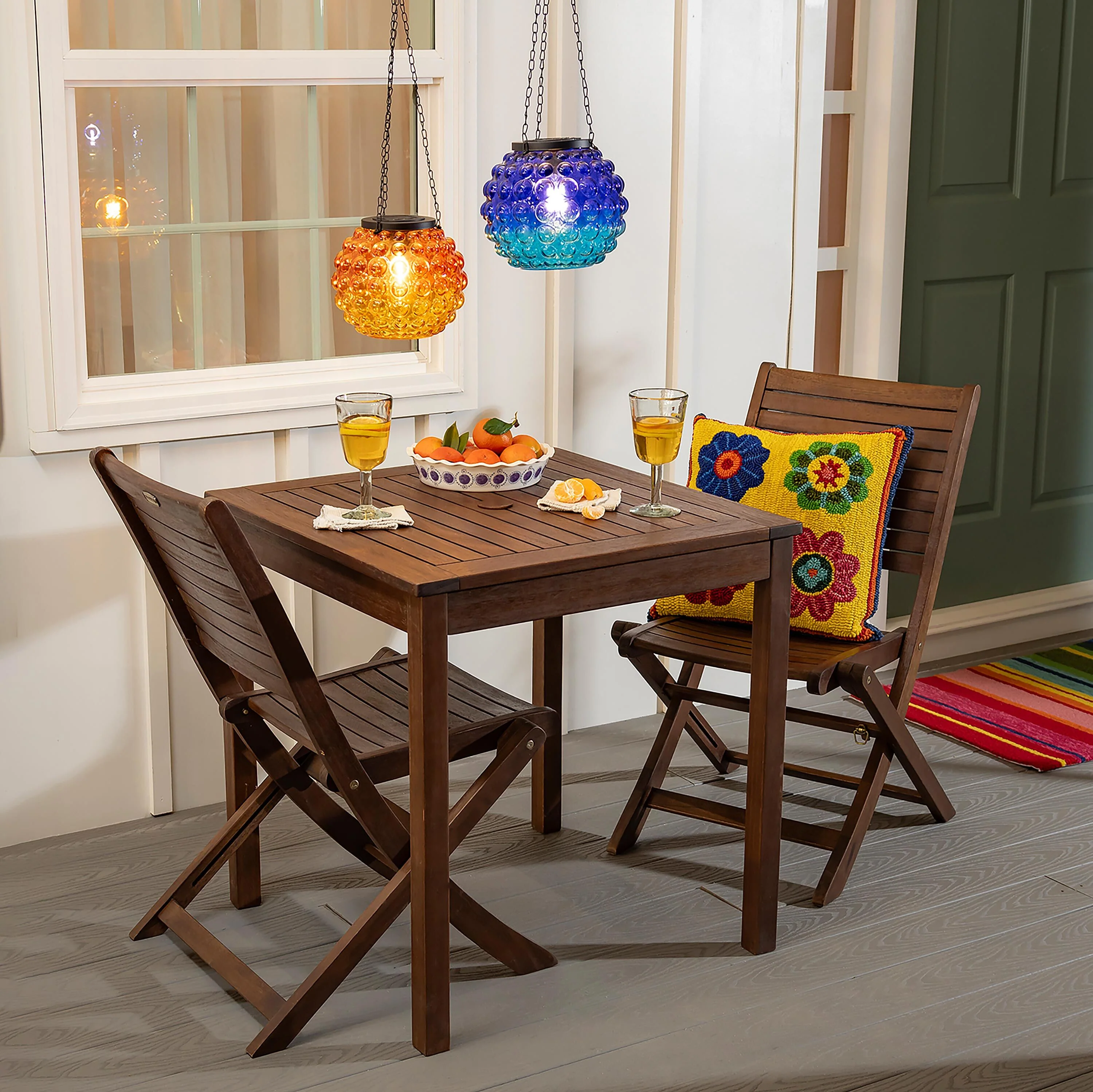 Indoor/Outdoor Palermo Stripe Hooked Polypropylene Accent Rug 24"x42" - Image 2