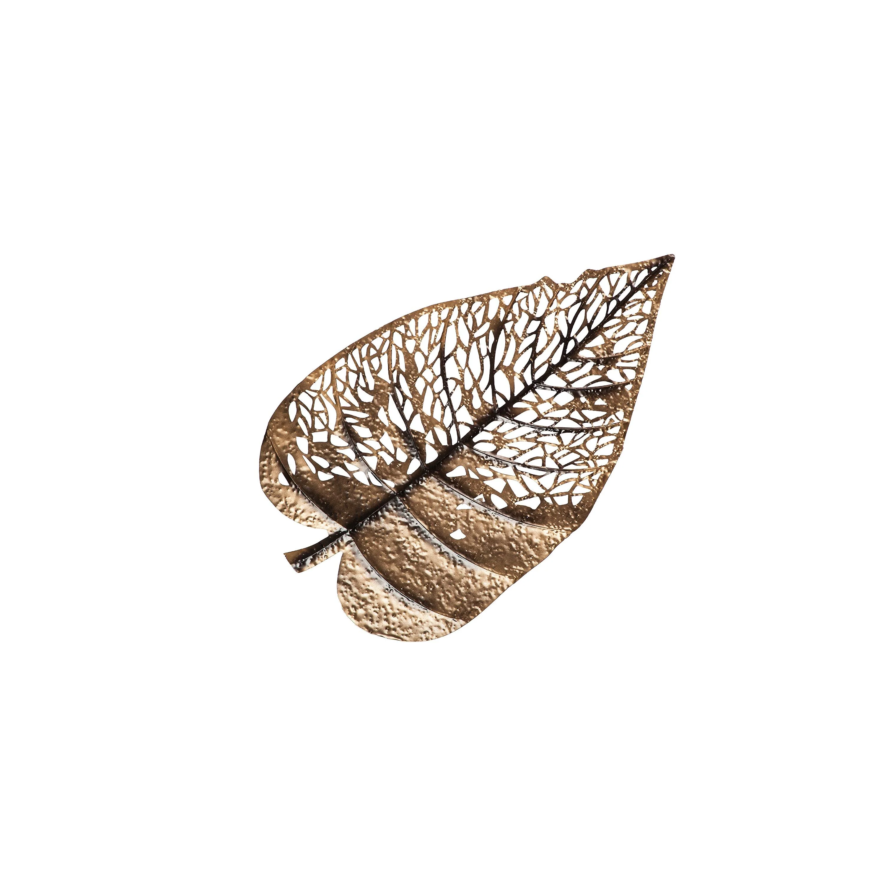 Set of 3 Metal Decorative Leaves Wall Décor - Image 5