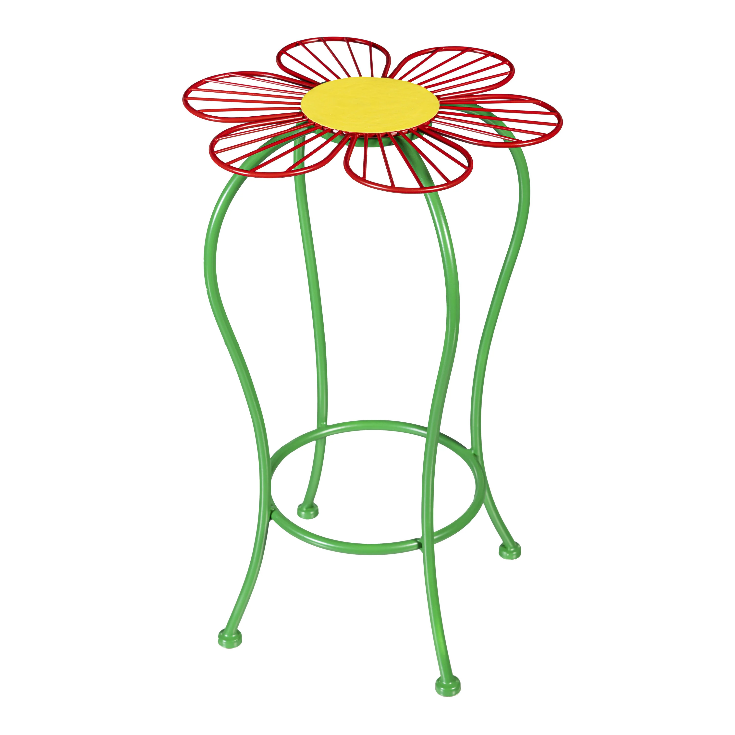 What She Shed Planter, Metal Flower Plant Stand, 19.6"H - Image 2