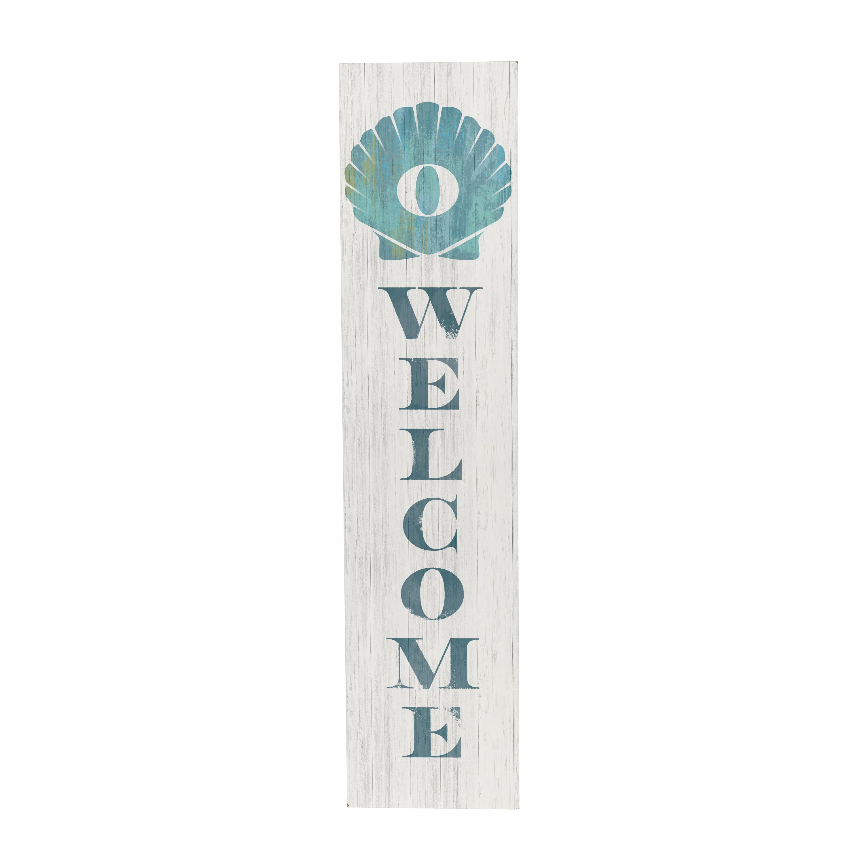 Coastal Porch Leaner Shell Monogram 46" O - Image 3