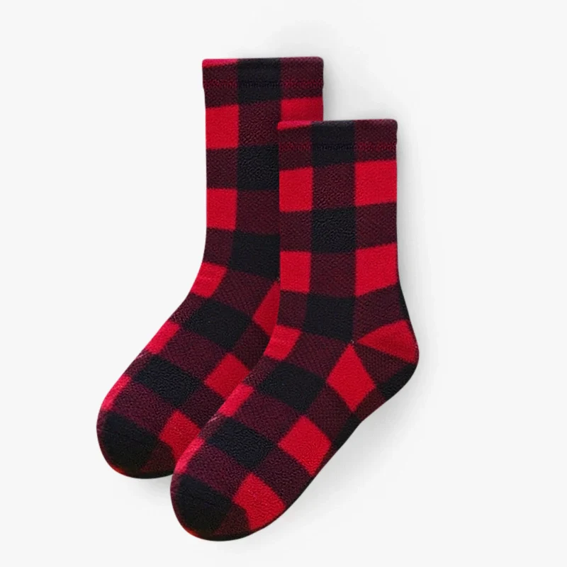 Polar Feet SUPER STRETCHY Fleece Socks - Lumberjack - Image 3
