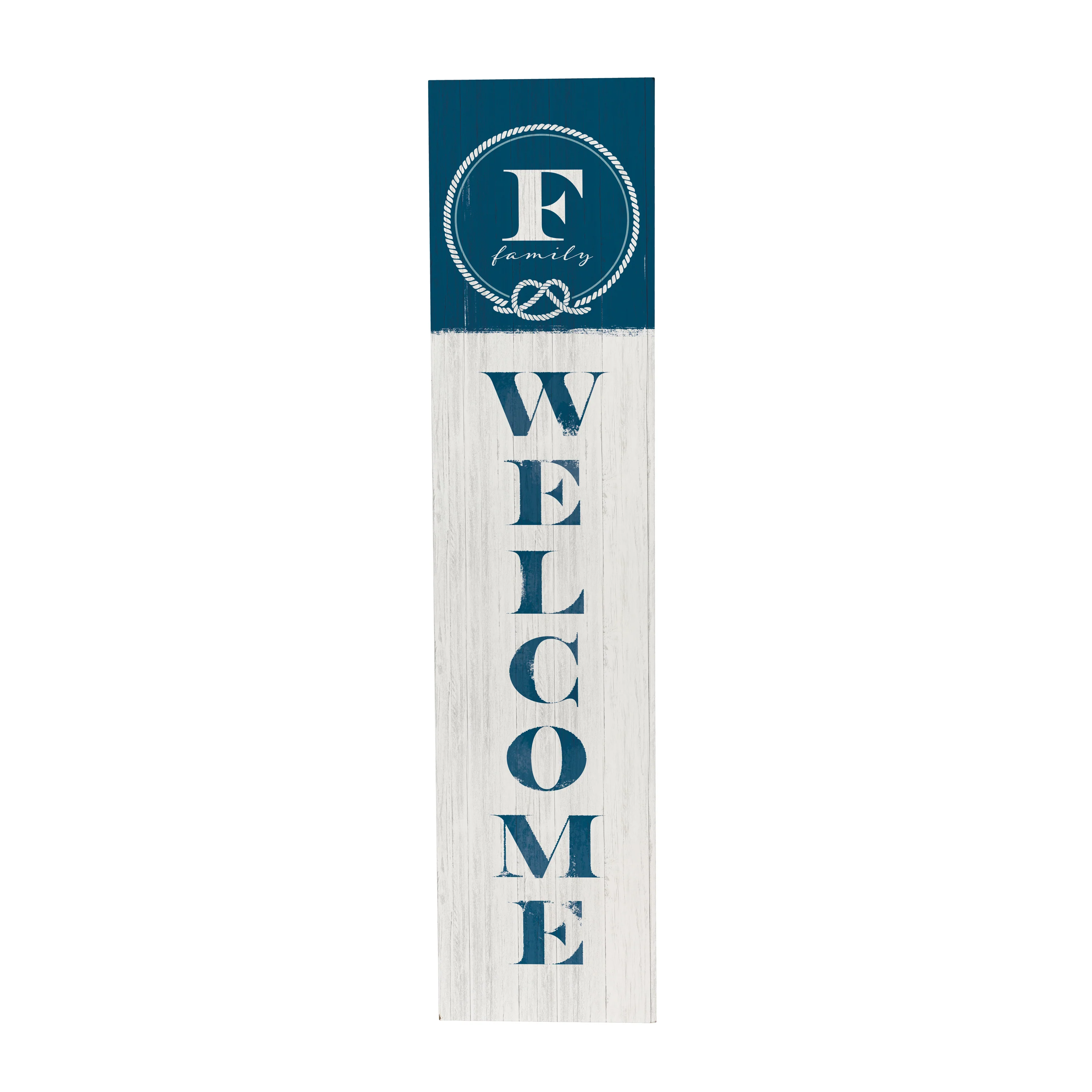 Coastal Porch Leaner Nautical Monogram 46" F - Image 3
