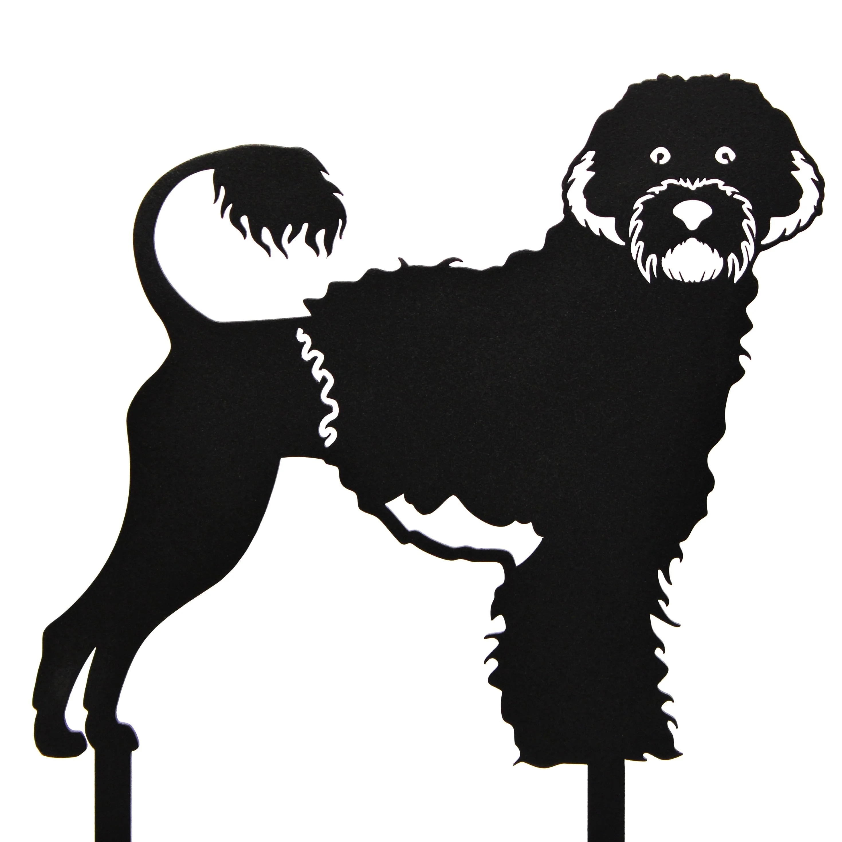 Portuguese Water Dog Garden Stake - Image 16