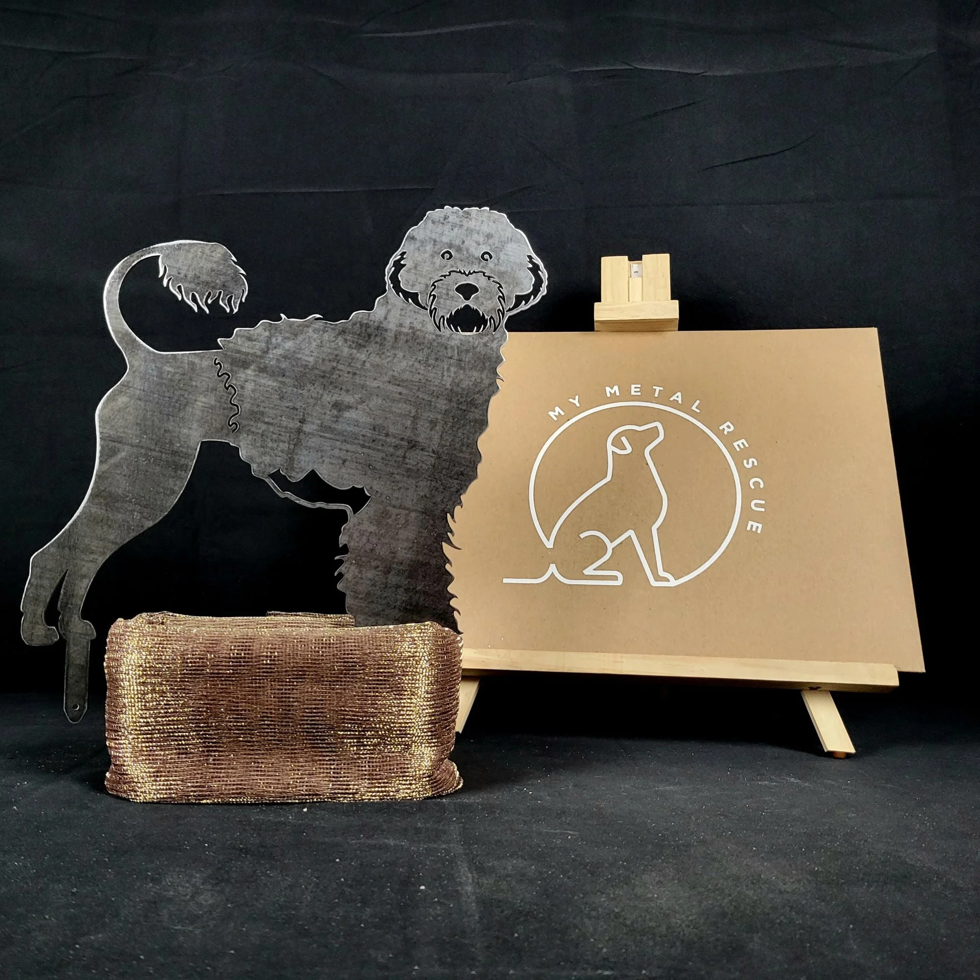 Portuguese Water Dog Garden Stake - Image 9