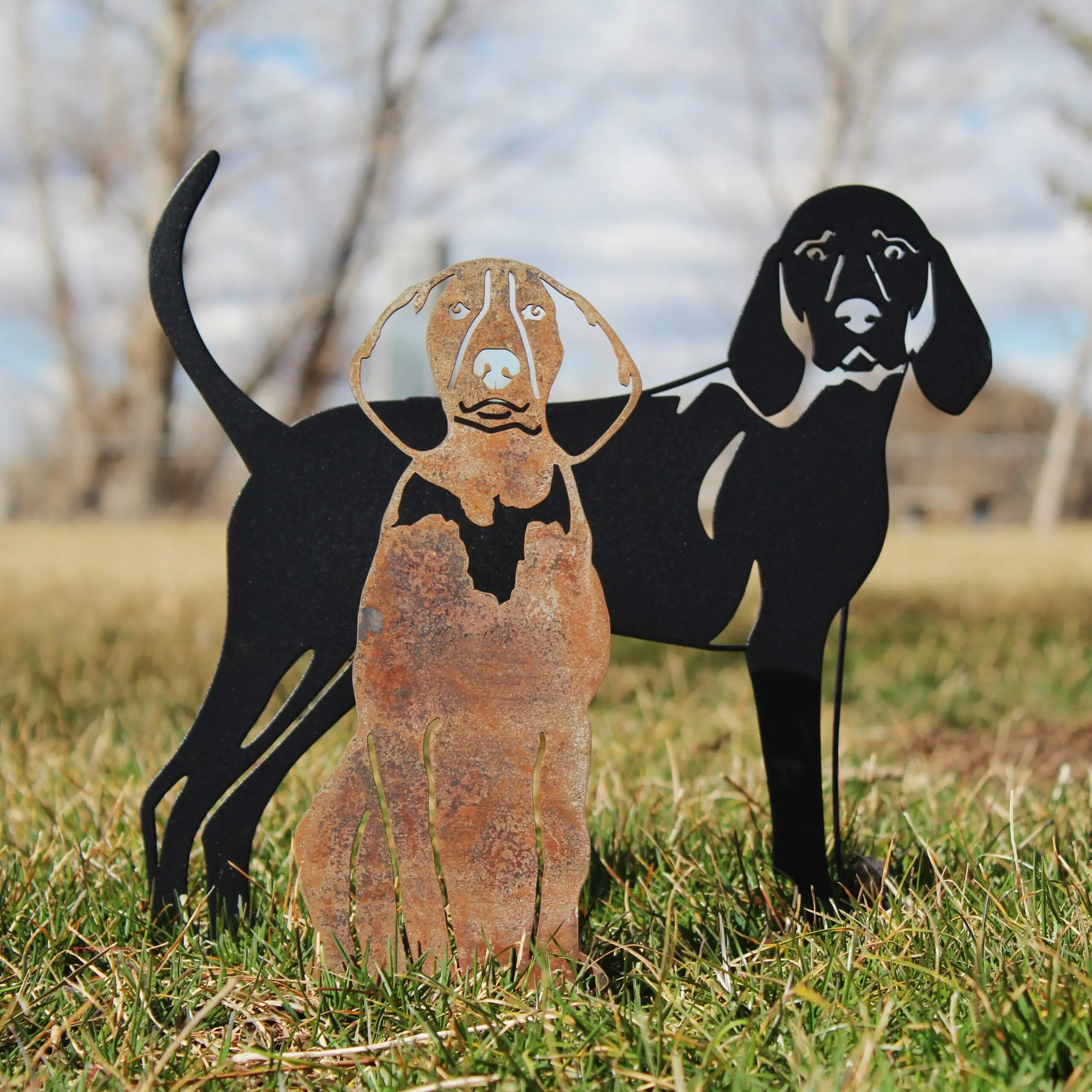Redbone Coonhound Garden Stake - Image 11