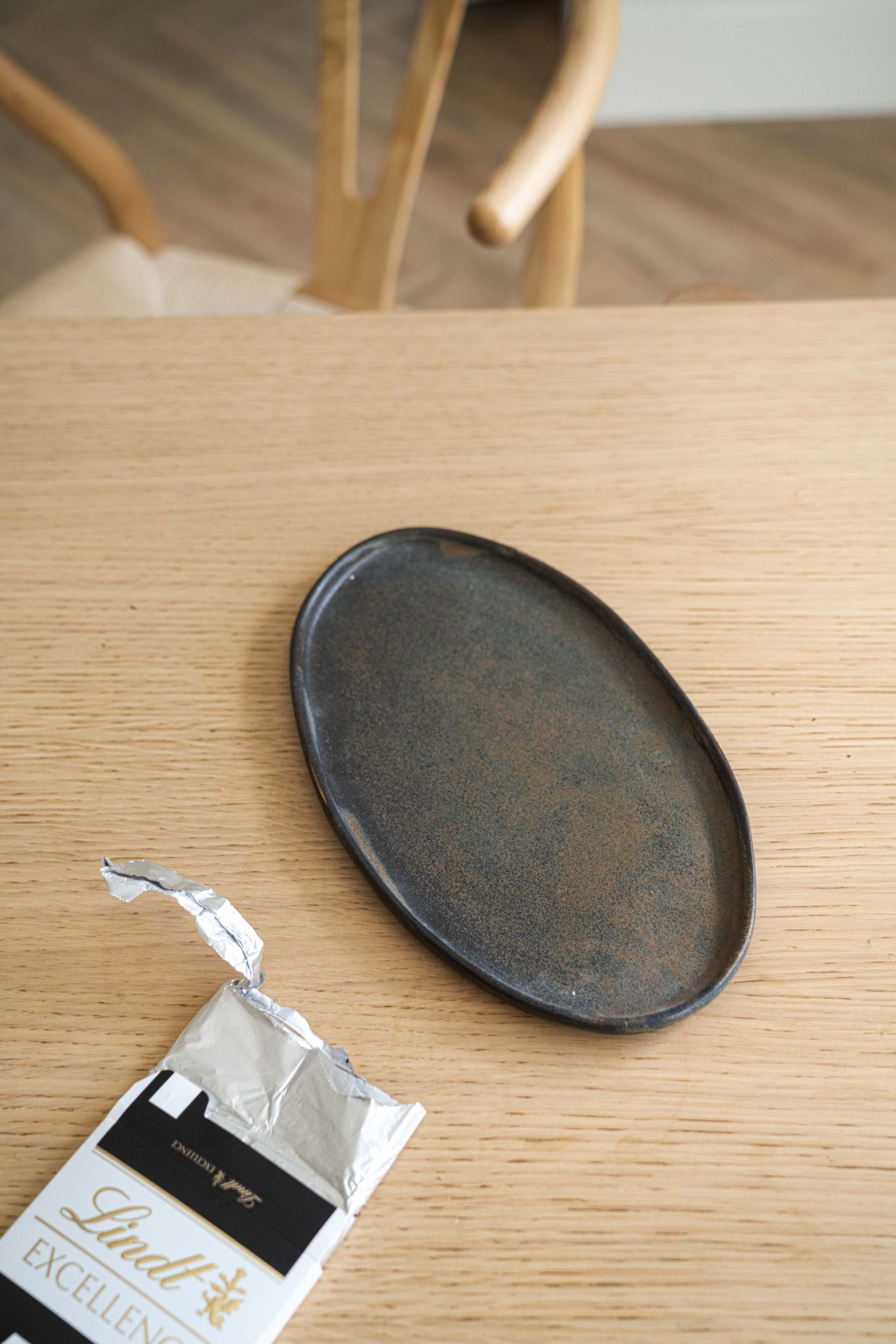Rust Matte Stoneware Serving Platter - Image 4