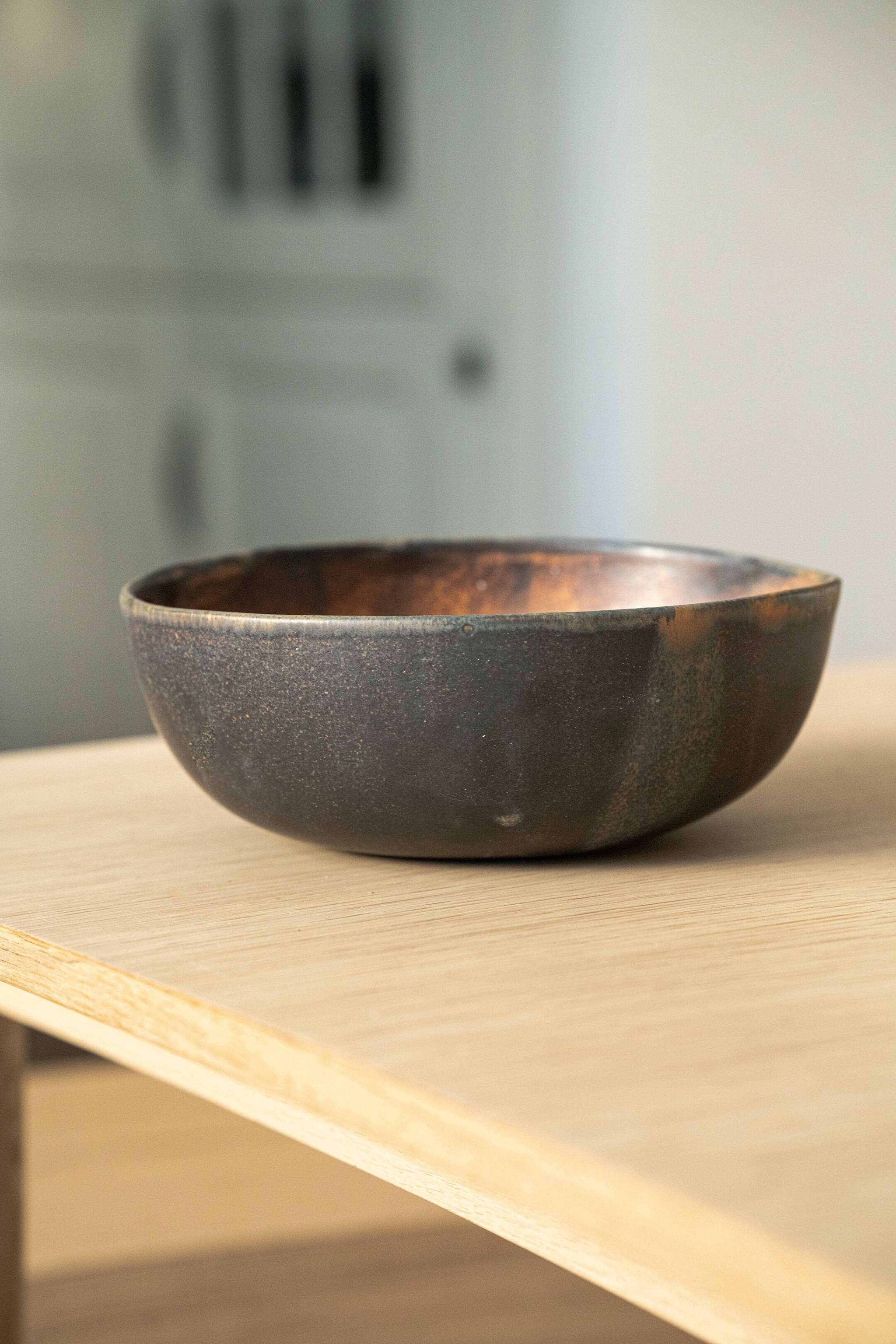 Rust Stoneware Nesting Bowl Set - Image 12