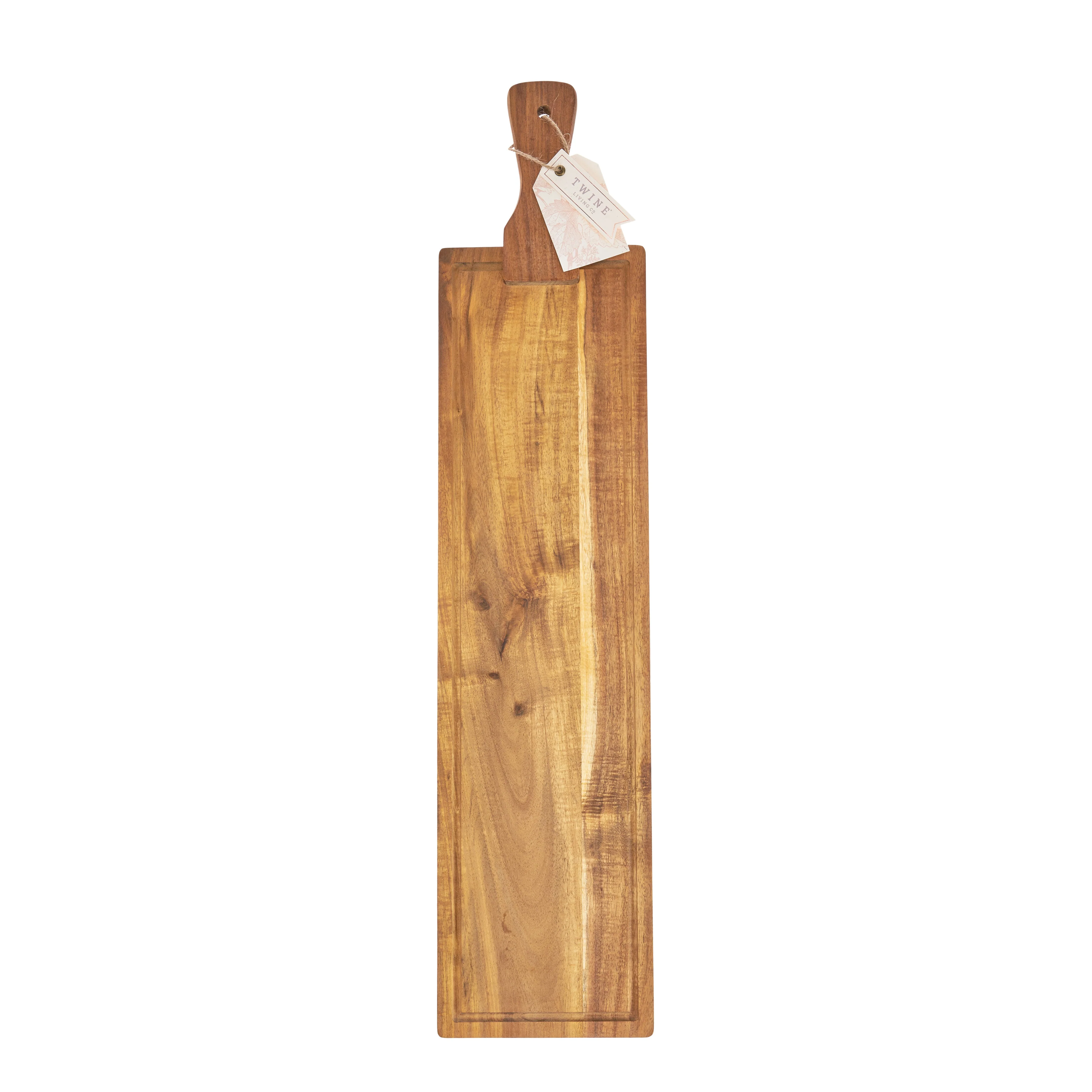 Rustic Acacia Wood Tapas Board - Image 4