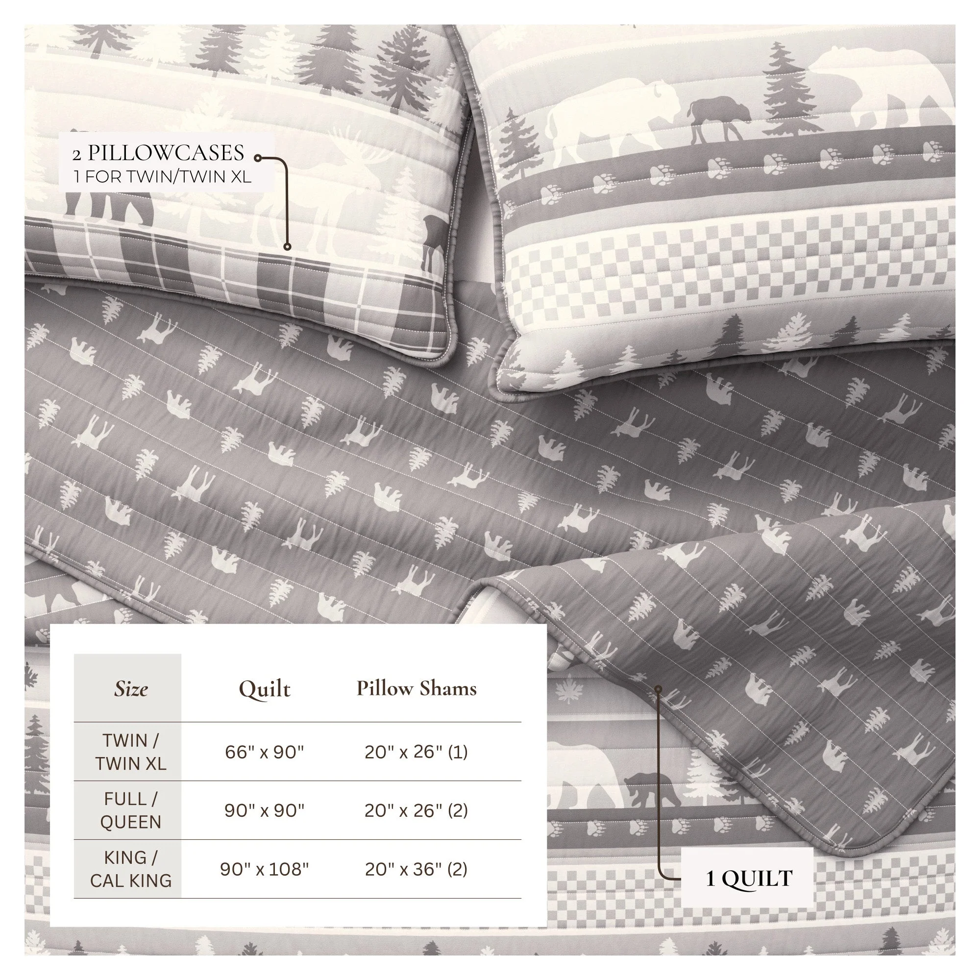 Rustic Landscape Quilt Set - Image 17