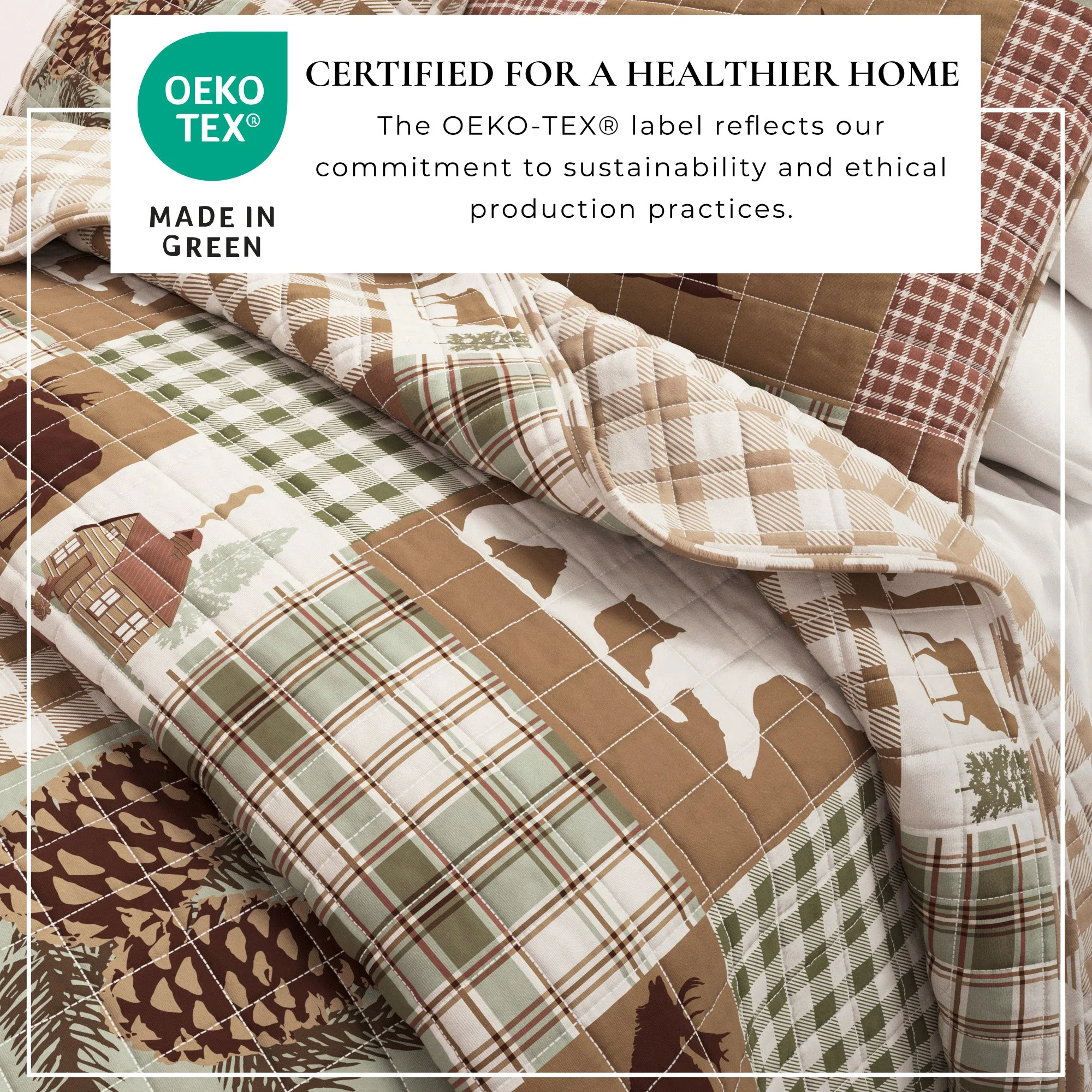 Rustic Landscape Quilt Set - Image 3