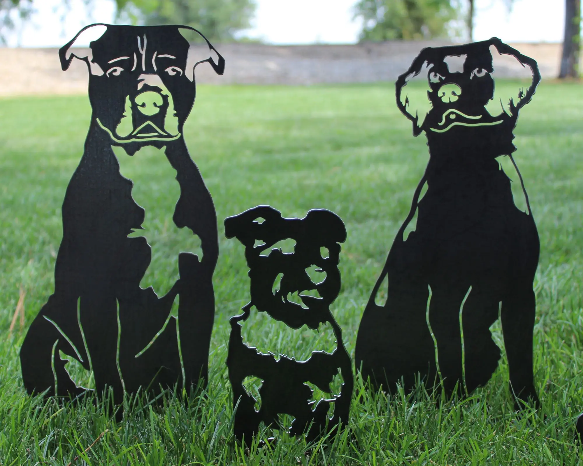 Schnauzer Garden Stake - Image 13