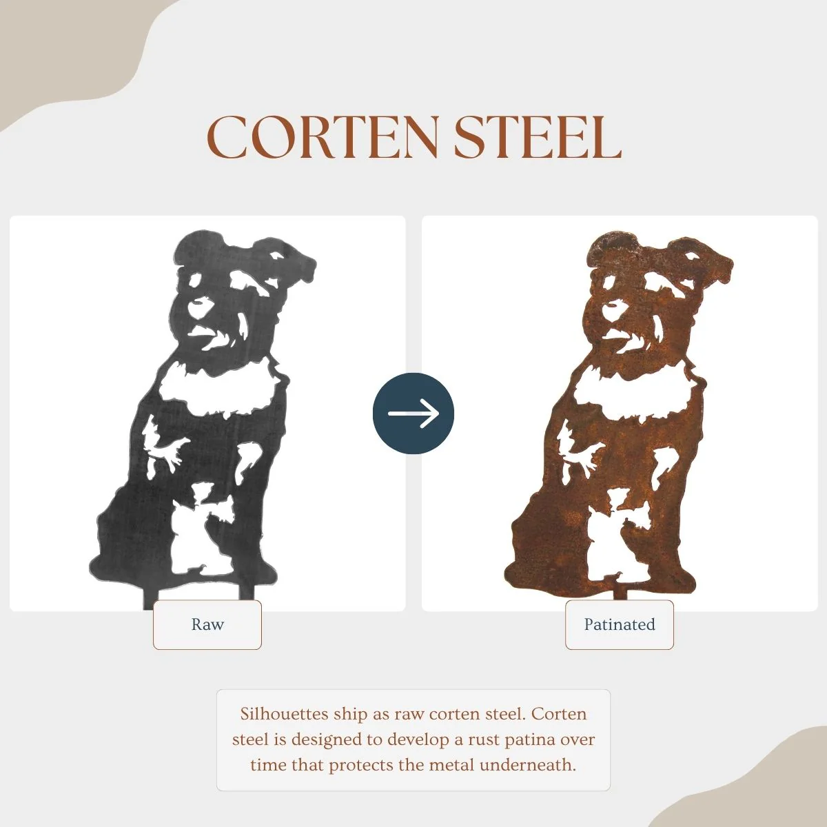 Schnauzer Garden Stake - Image 3