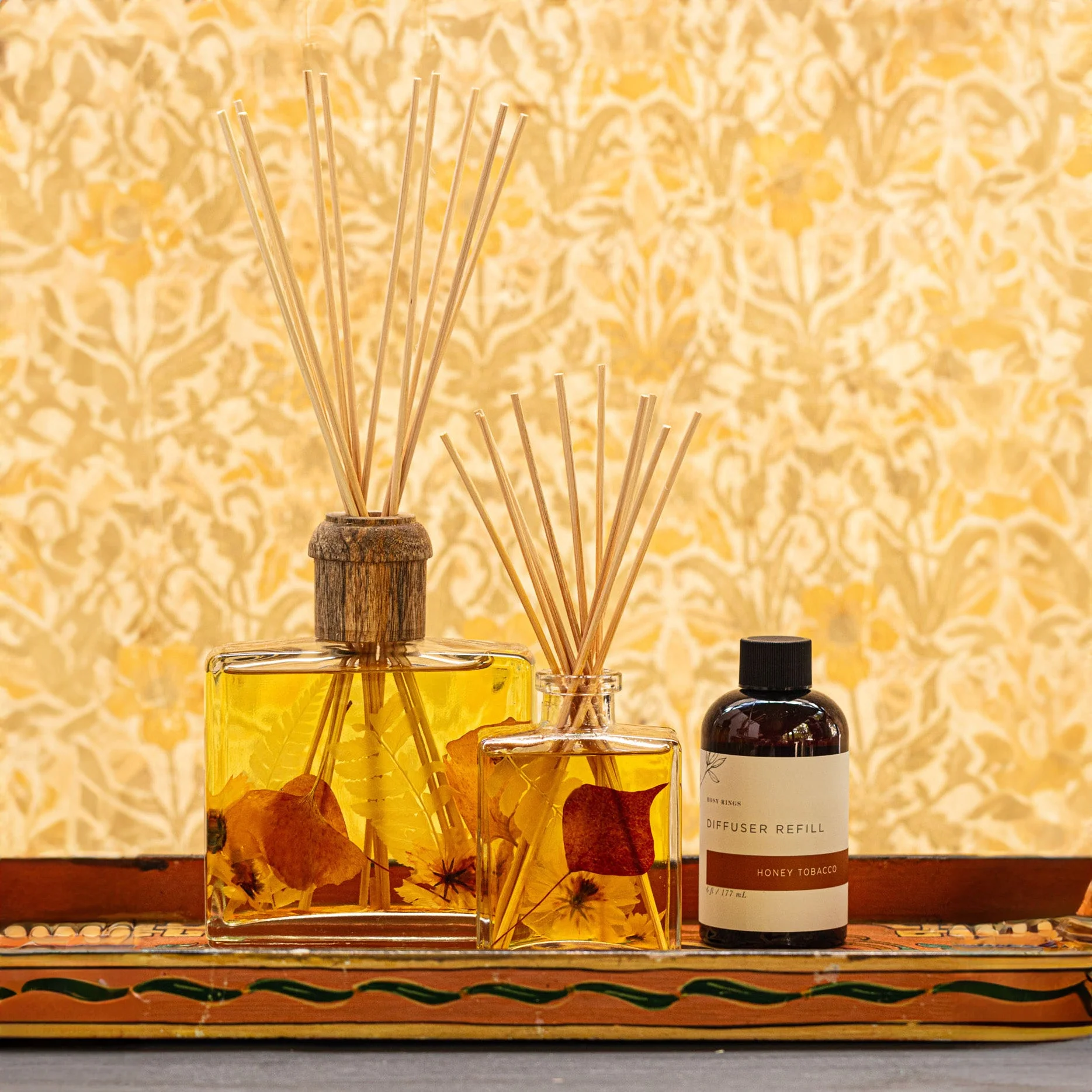 Signature Botanical Reed Diffuser - Honey Tobacco - Image 2