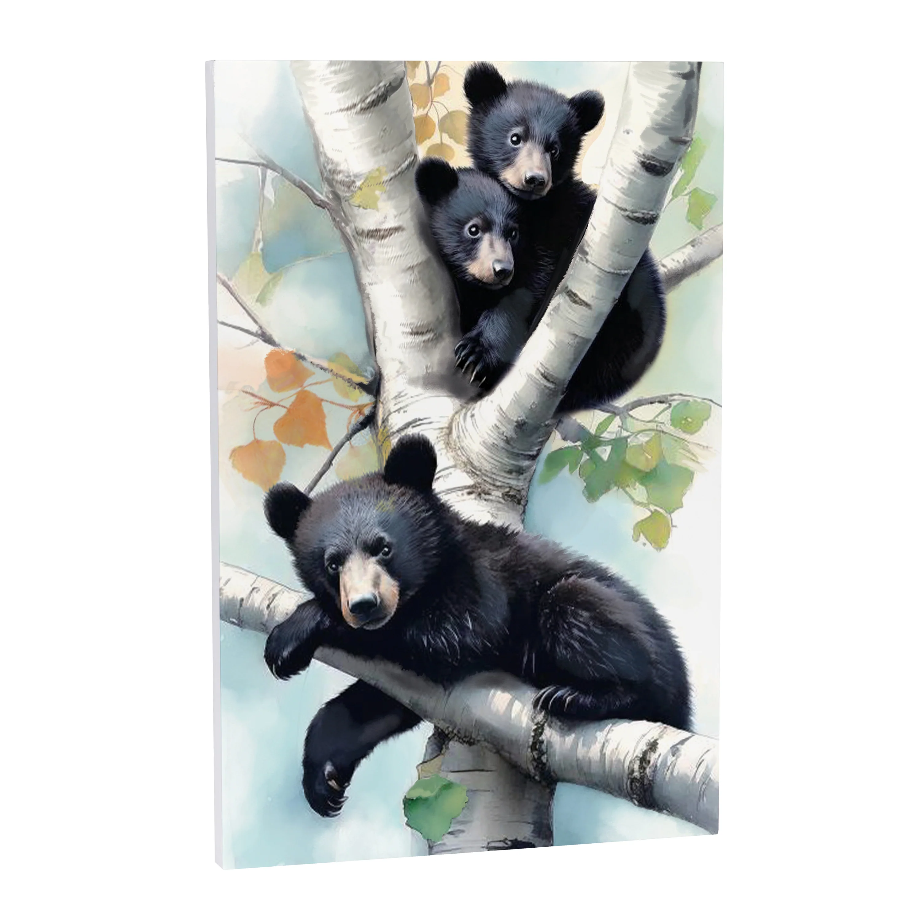 High Country Bear Family Indoor Wall Décor, Wood, Mama and Baby Bears, 24"x16" - Image 2