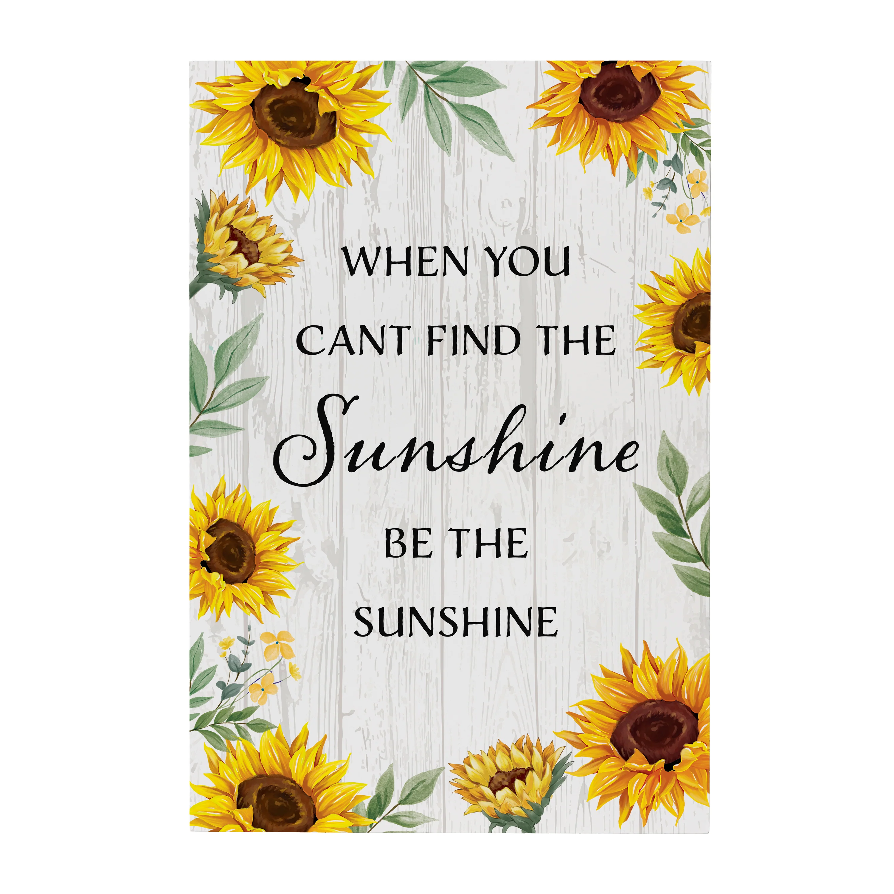 Harvest Blossom Sunflower Indoor Wall Décor, "Sunshine", 24"x16" - Image 2