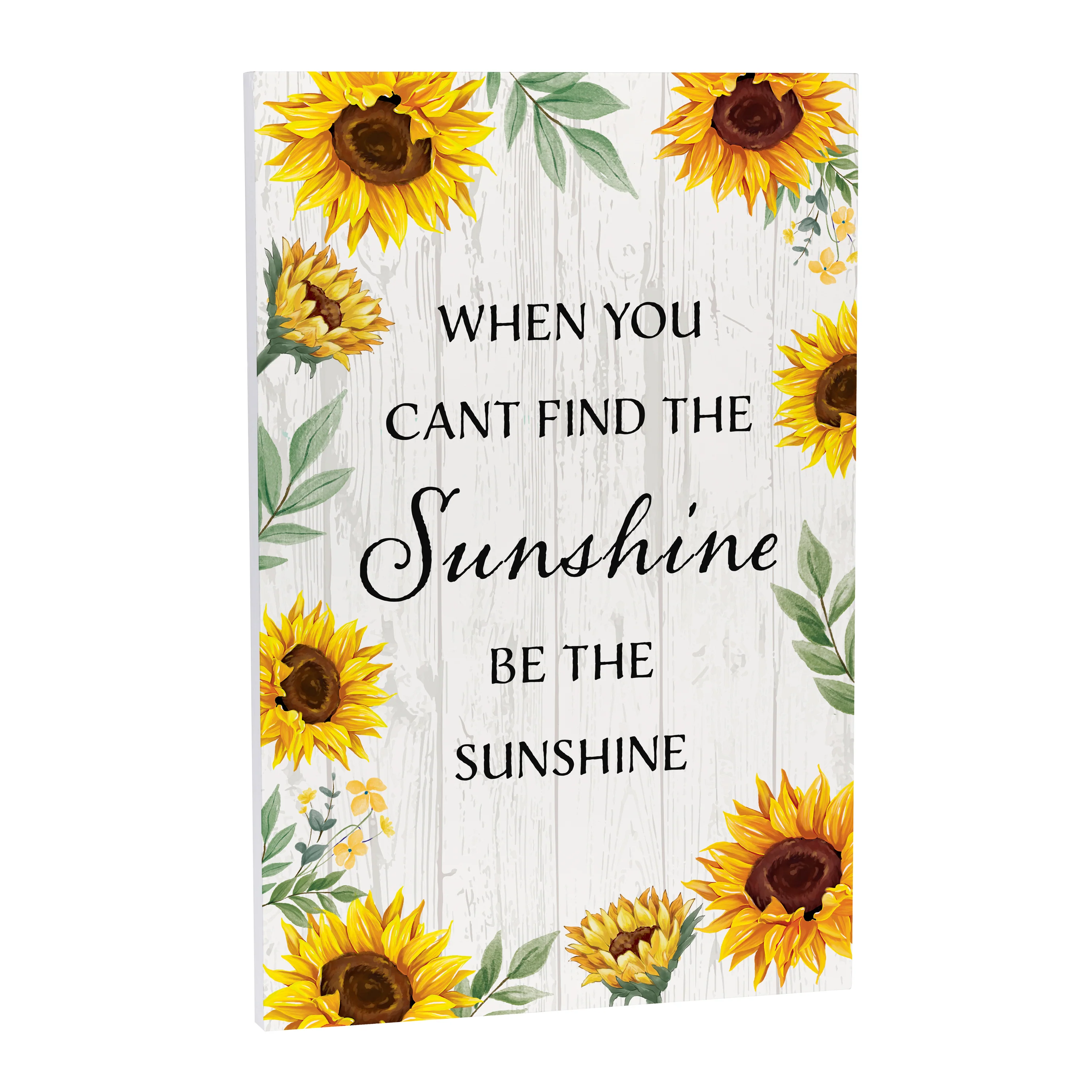 Harvest Blossom Sunflower Indoor Wall Décor, "Sunshine", 24"x16" - Image 3